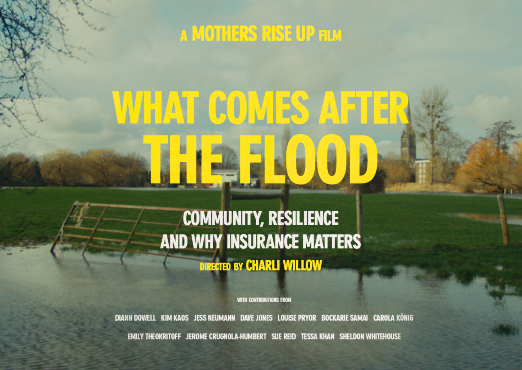 February 2026: MRU documentary 'What Comes After The Flood' enters the post production phase. The film explores the UK insurance crisis, through the lens of Tenbury Wells - an English town struggling with the aftermath of  repeated floods. Made in pa