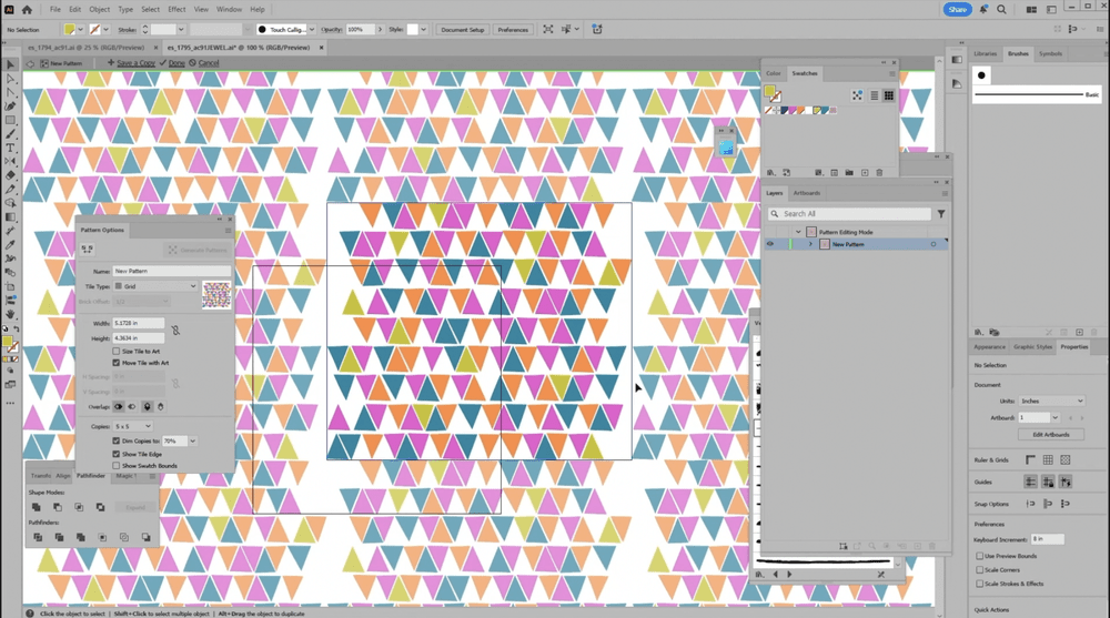 3 Ways to Create Seamless Repeats in Adobe Illustrator — Elizabeth ...