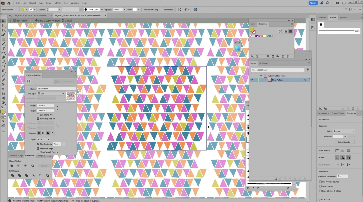 3 Ways to Create Seamless Repeats in Adobe Illustrator — Elizabeth ...