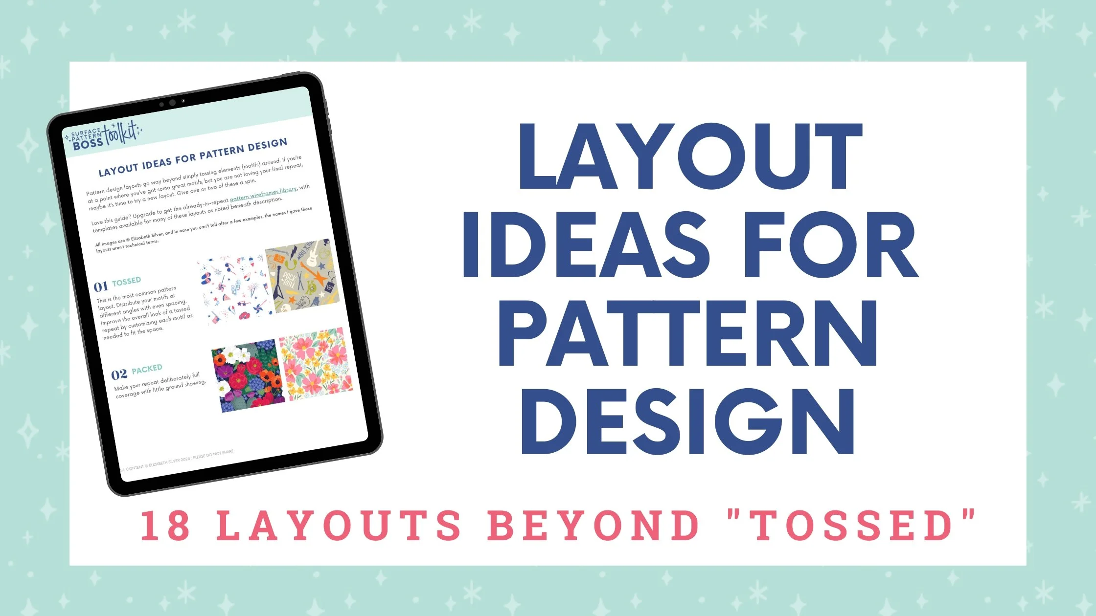 Subscribe for Free Surface Pattern Resources — Elizabeth Silver Surface ...