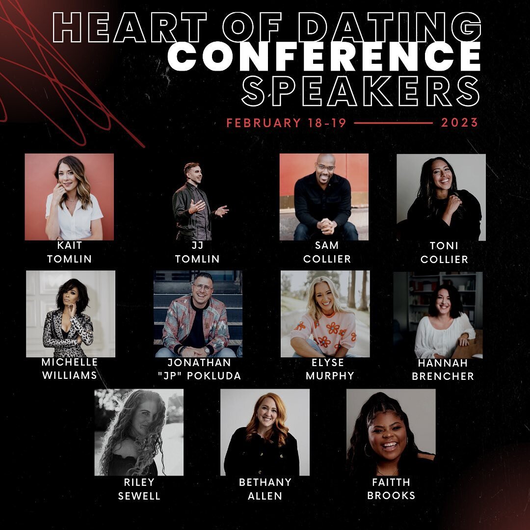 Calling all my single people!

I am speaking at the heart of dating conference next year. As you all know, I have had an interesting dating journey over the years but recently that journey ended with a redemptive love brought to me via matchmaker. 
 