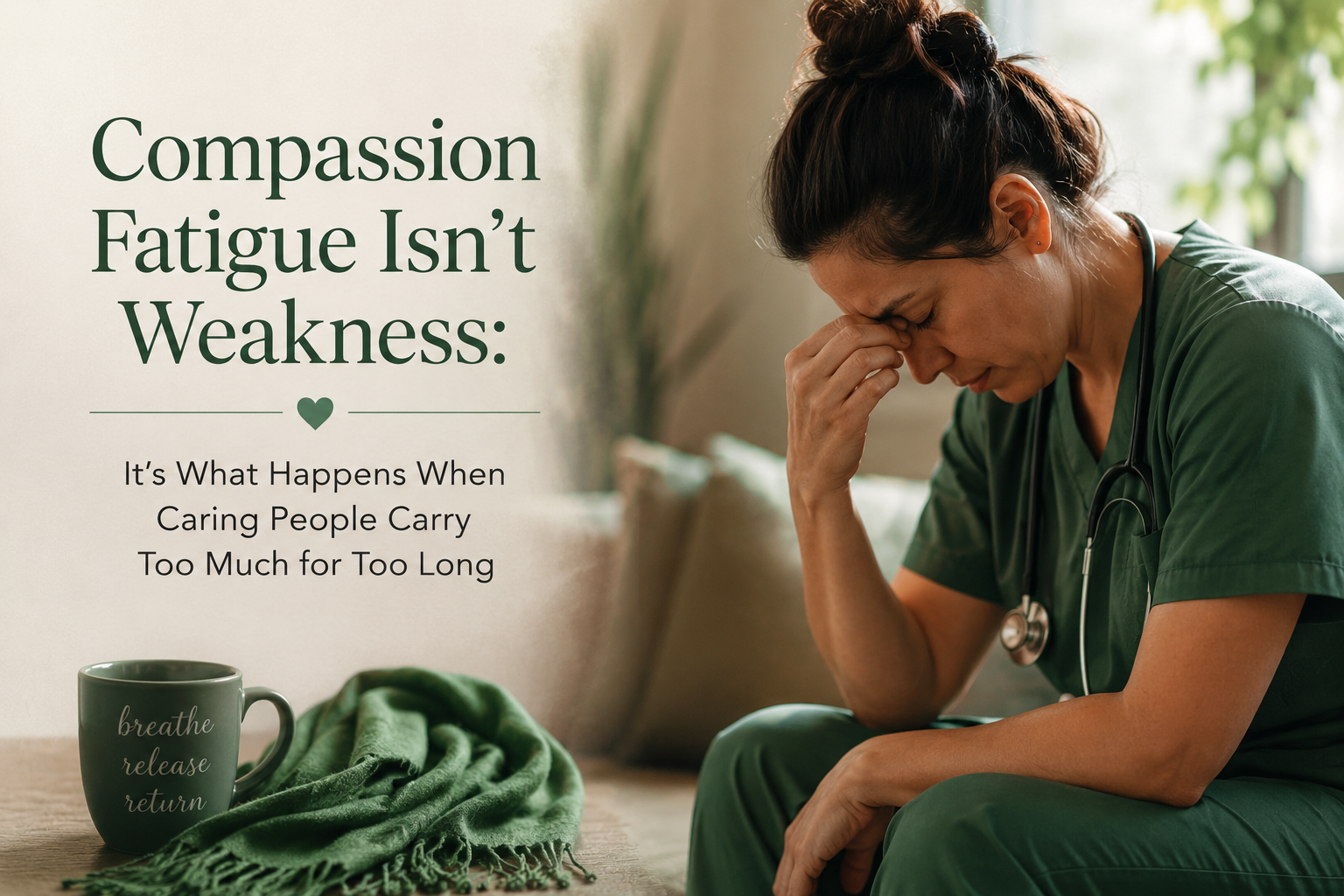 Compassion Fatigue Isn’t Weakness: It’s What Happens When Caring People Carry Too Much for Too Long
