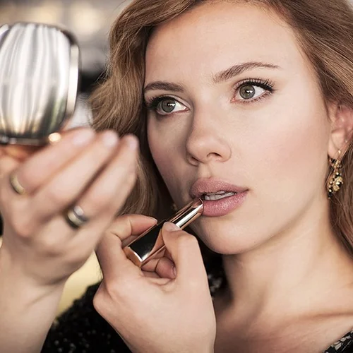 Scarlett Johansson on set for Dolce & Gabbana, photographed by Sam Faulkner
