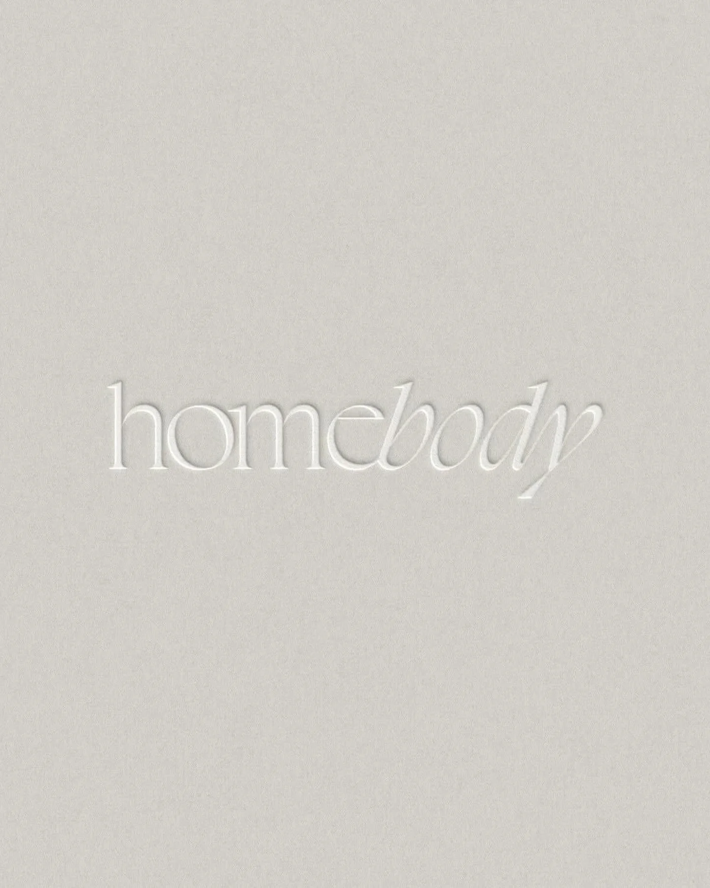 your body is your home #homebody