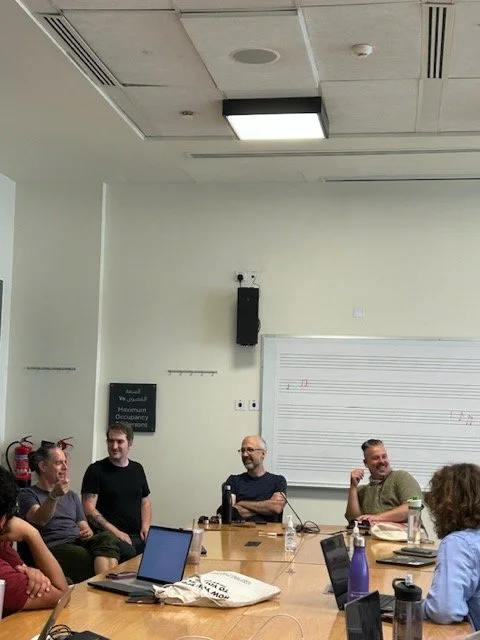 Artist conference @ New York University Abu Dhabi. Photo: Sarah Rogers