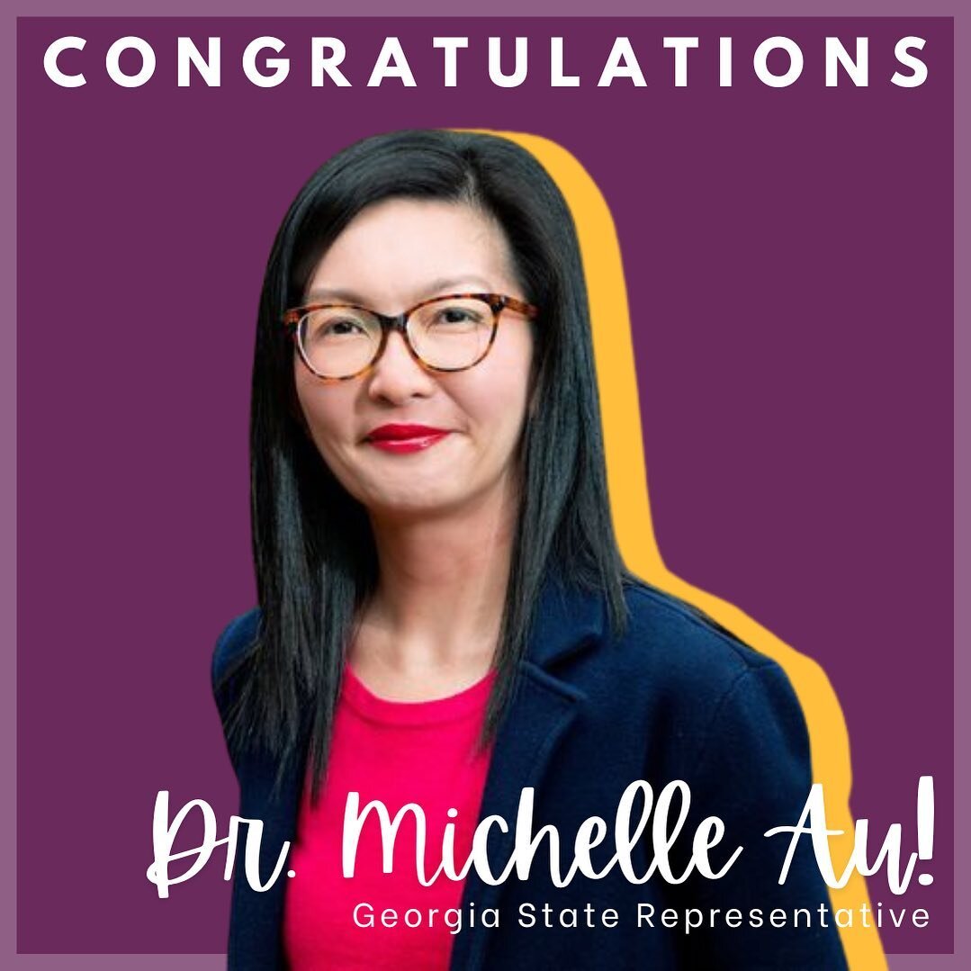 Yesssss!! Congratulations to Dr. @au4ga, a trailblazer in Georgia politics.🔥 Michelle previously served as a Georgia state senator and was the first Asian American woman elected to the senate. 

After the Republican-controlled legislature redistrict