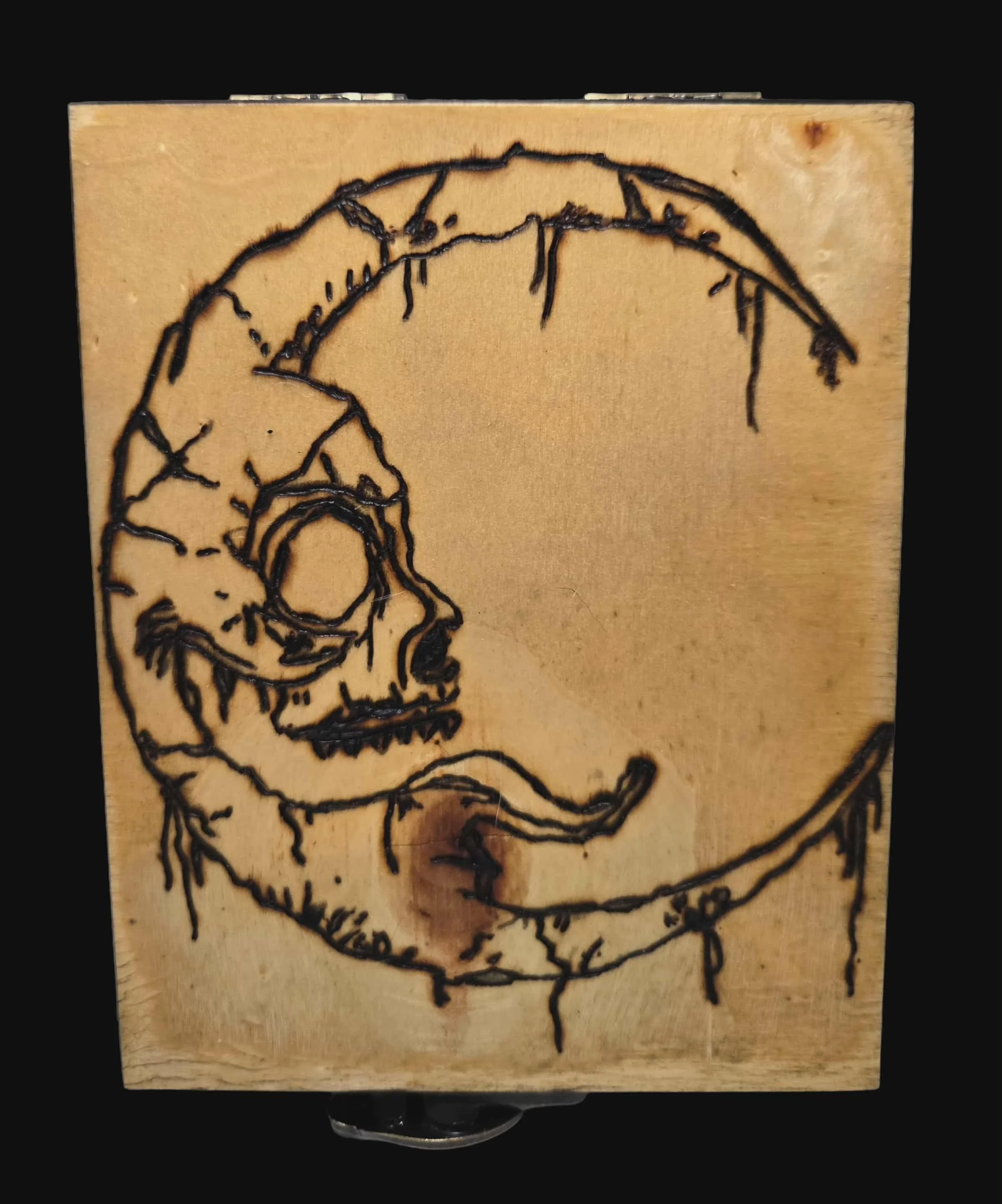 Dark Creepy Moon Tarot Card Box