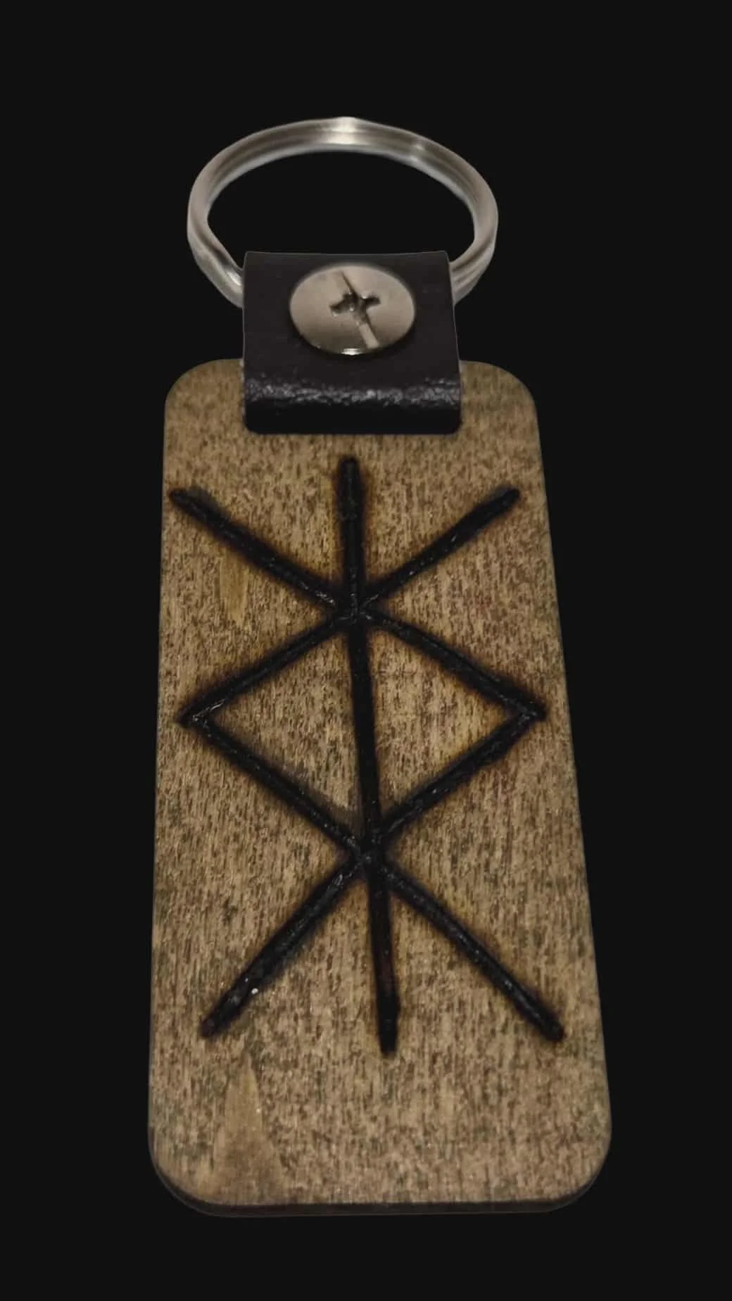 Protection Bind Rune Keychain