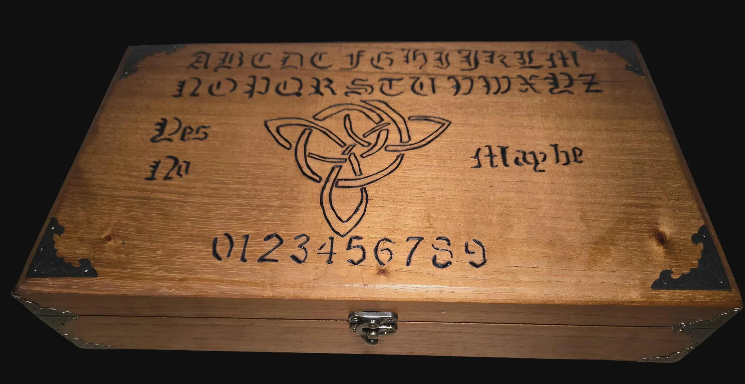 Celtic Triquetra Pendulum Board Box