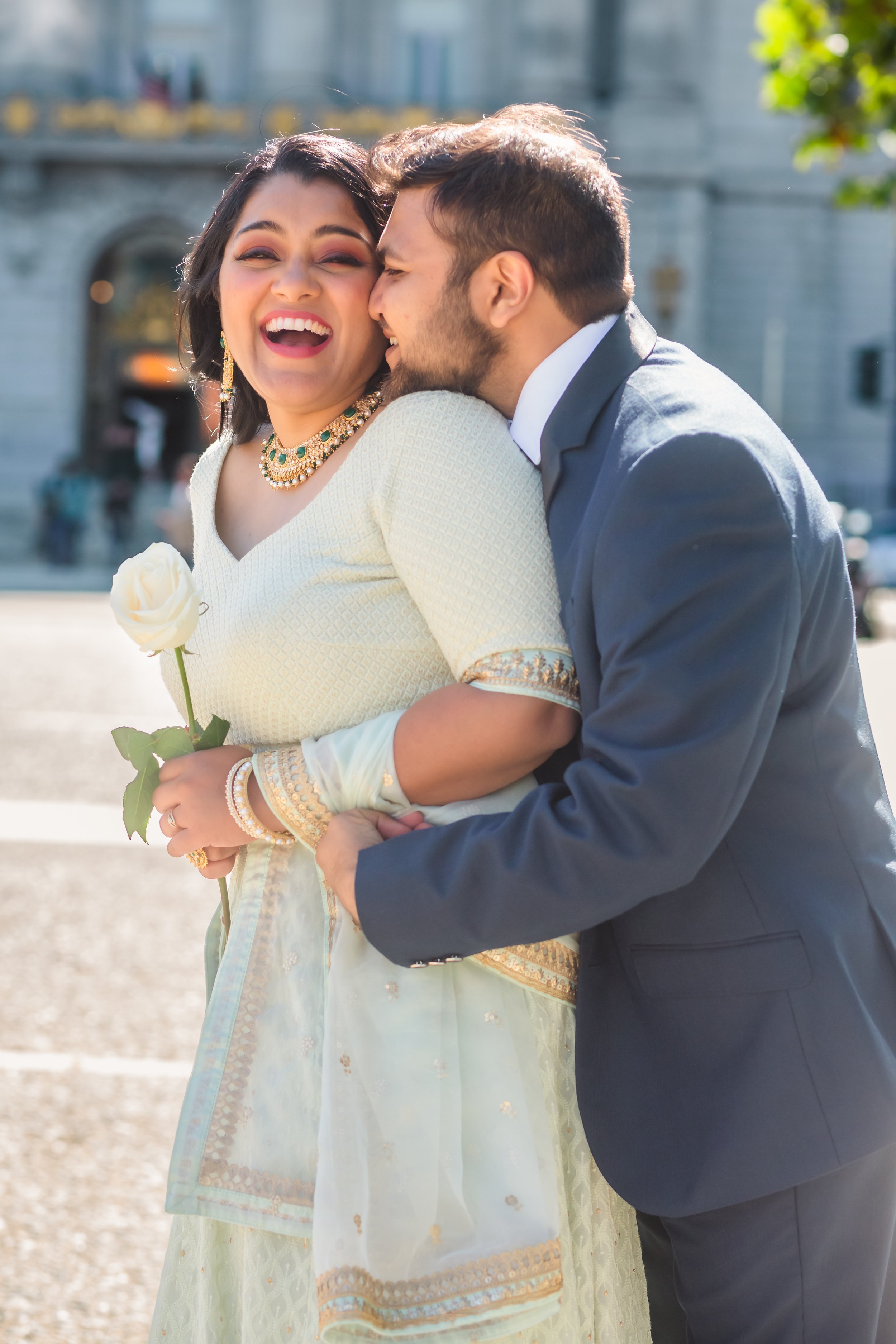 San Francisco City Hall Indian Wedding Photographer