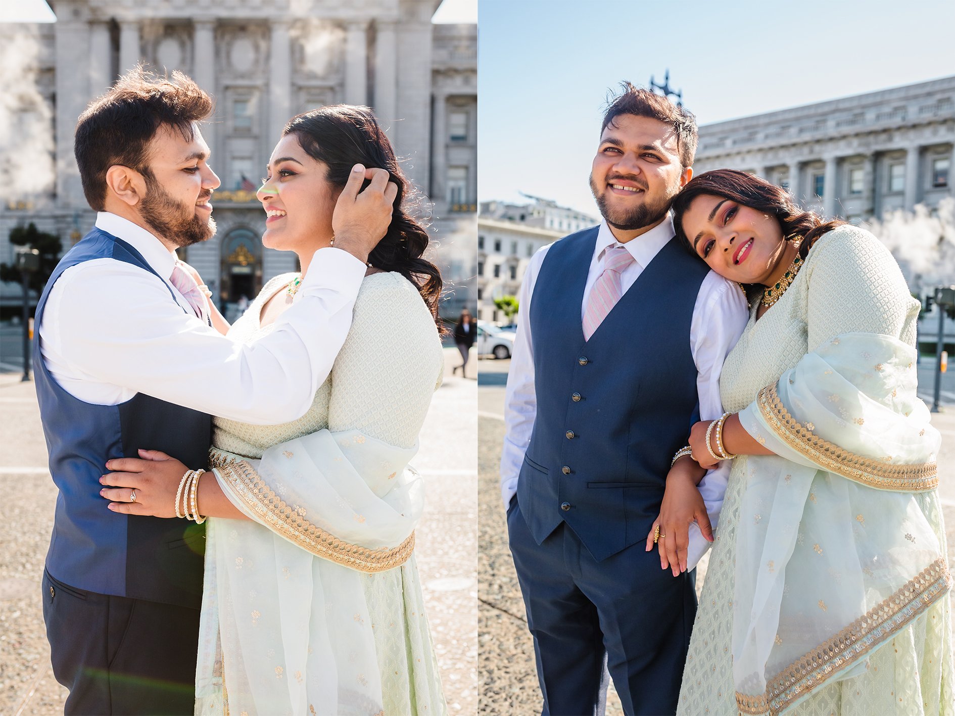 San Francisco City Hall Indian Wedding Photographer