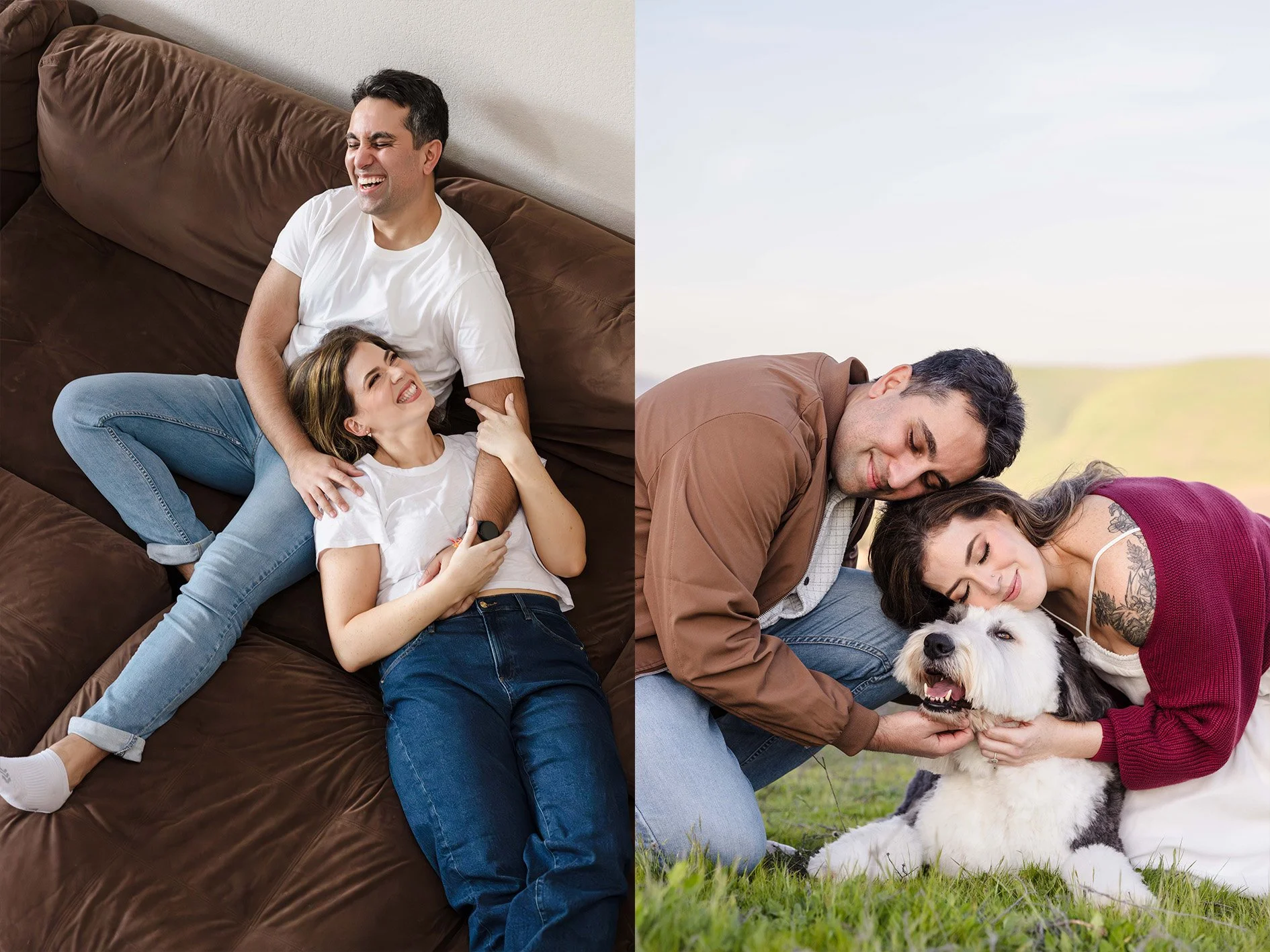 Manpreet + Emily + Big Boi Mac -Paws, Portraits, and Golden Hour: A Bay Area Lifestyle Session