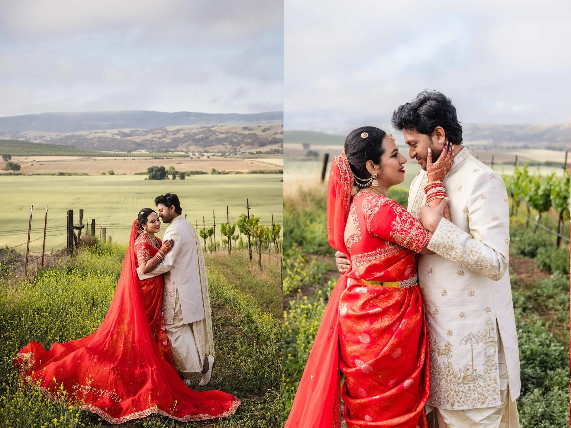 Kavita and Manoj’s Traditional Telgu Ceremony at Lowell Rios Winery in Livermore