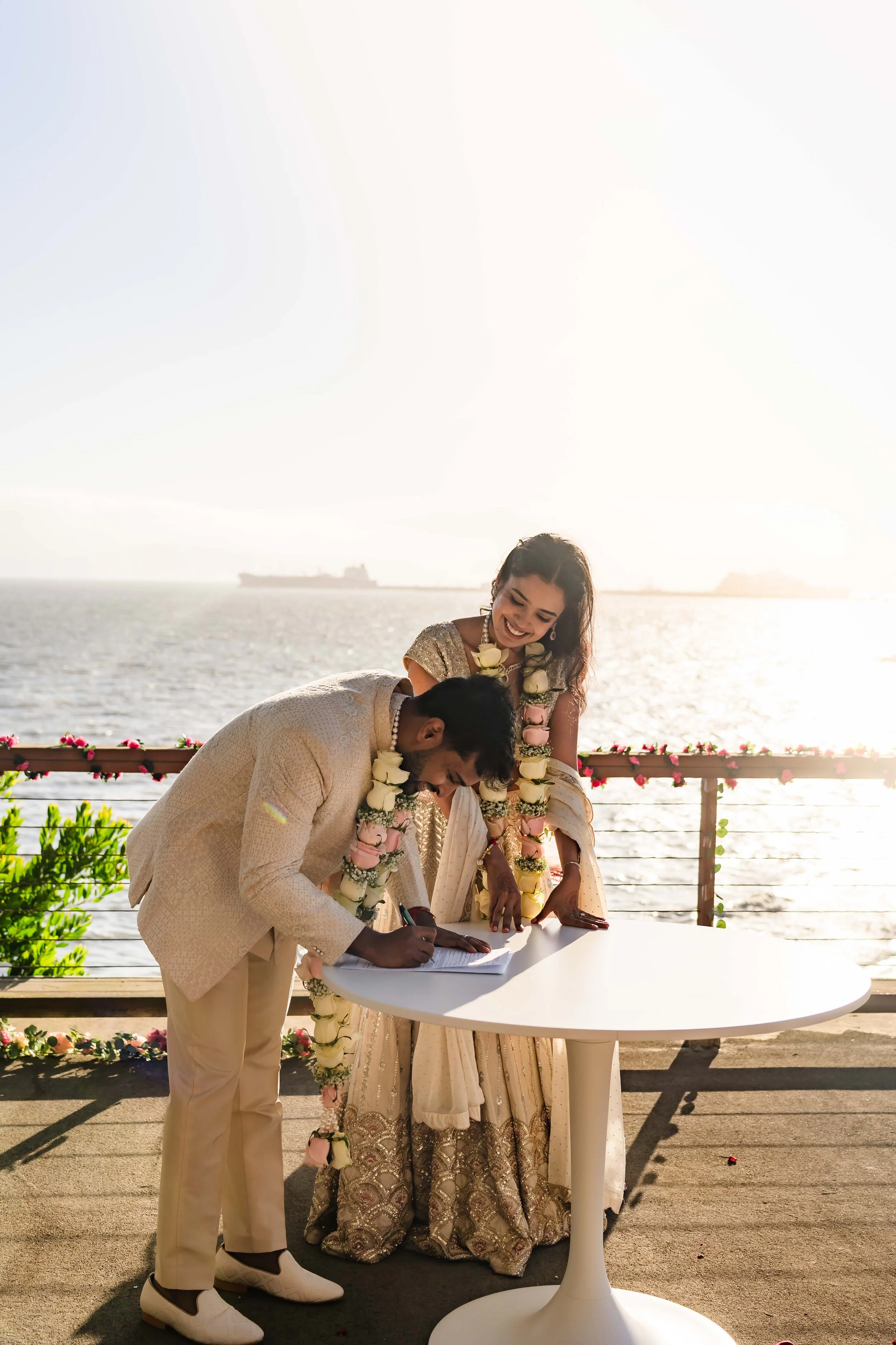 Half moon Bay Indian Wedding Photographer