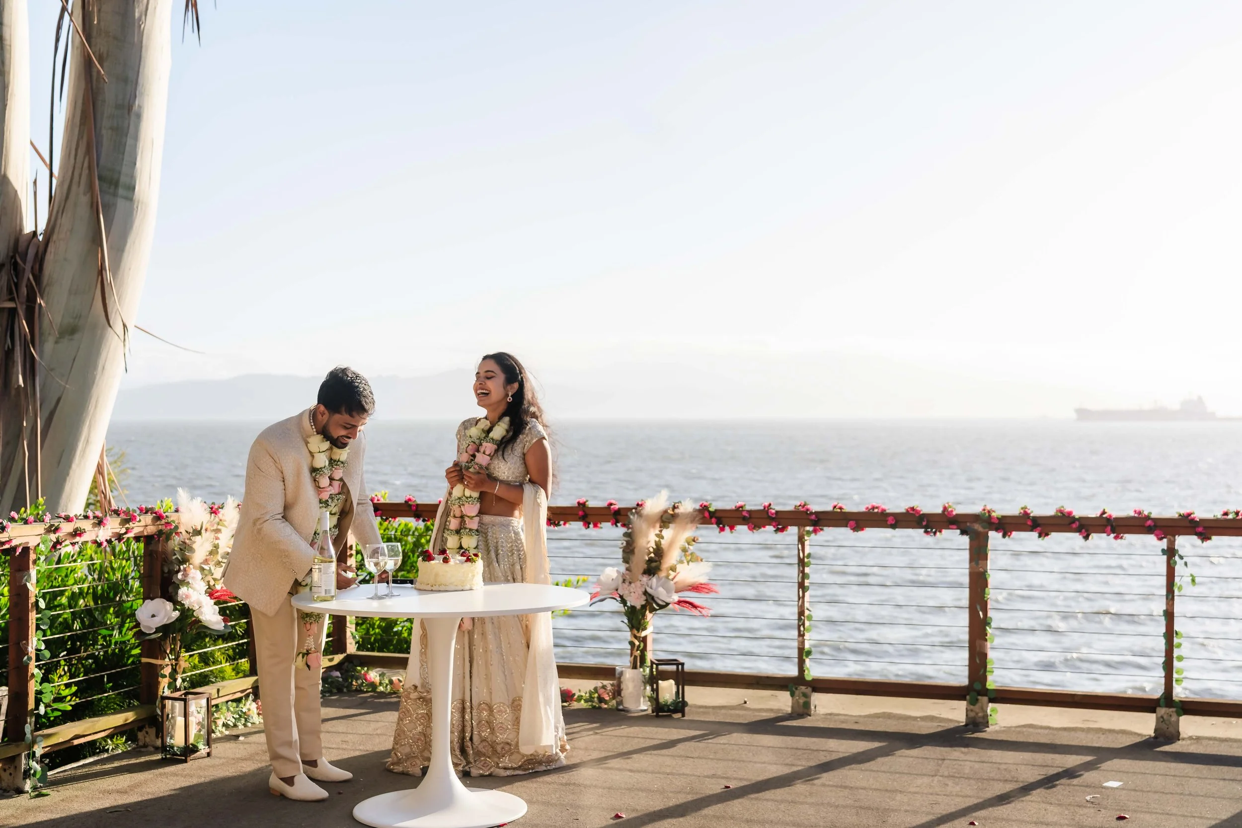Half moon Bay Indian Wedding Photographer