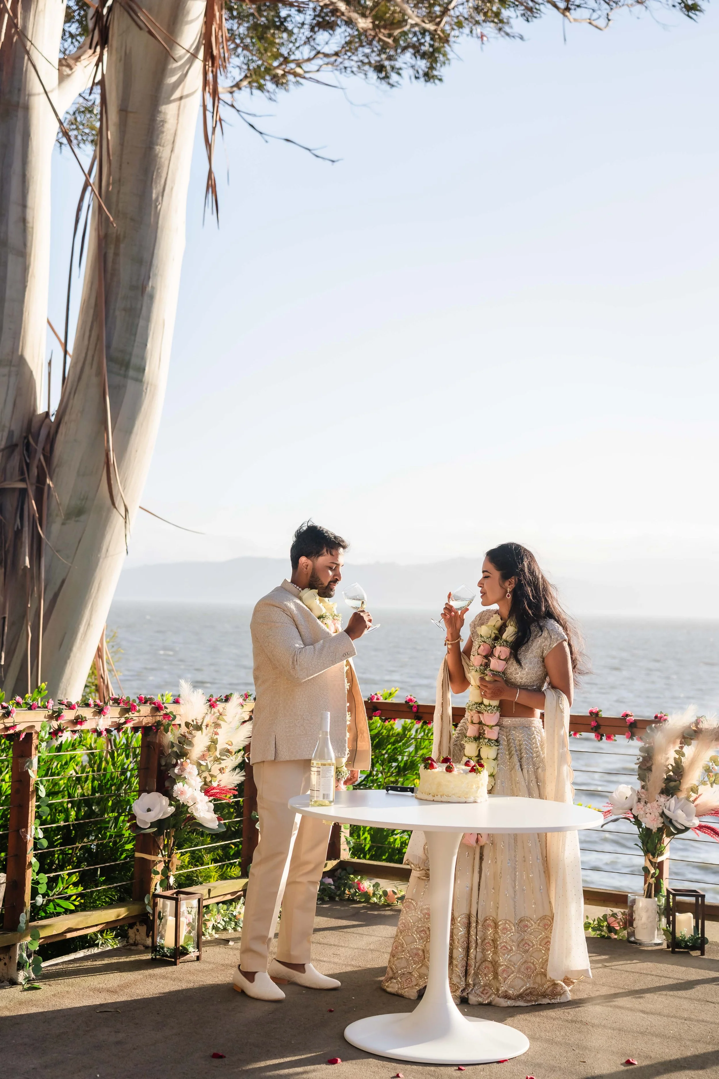 Half moon Bay Indian Wedding Photographer