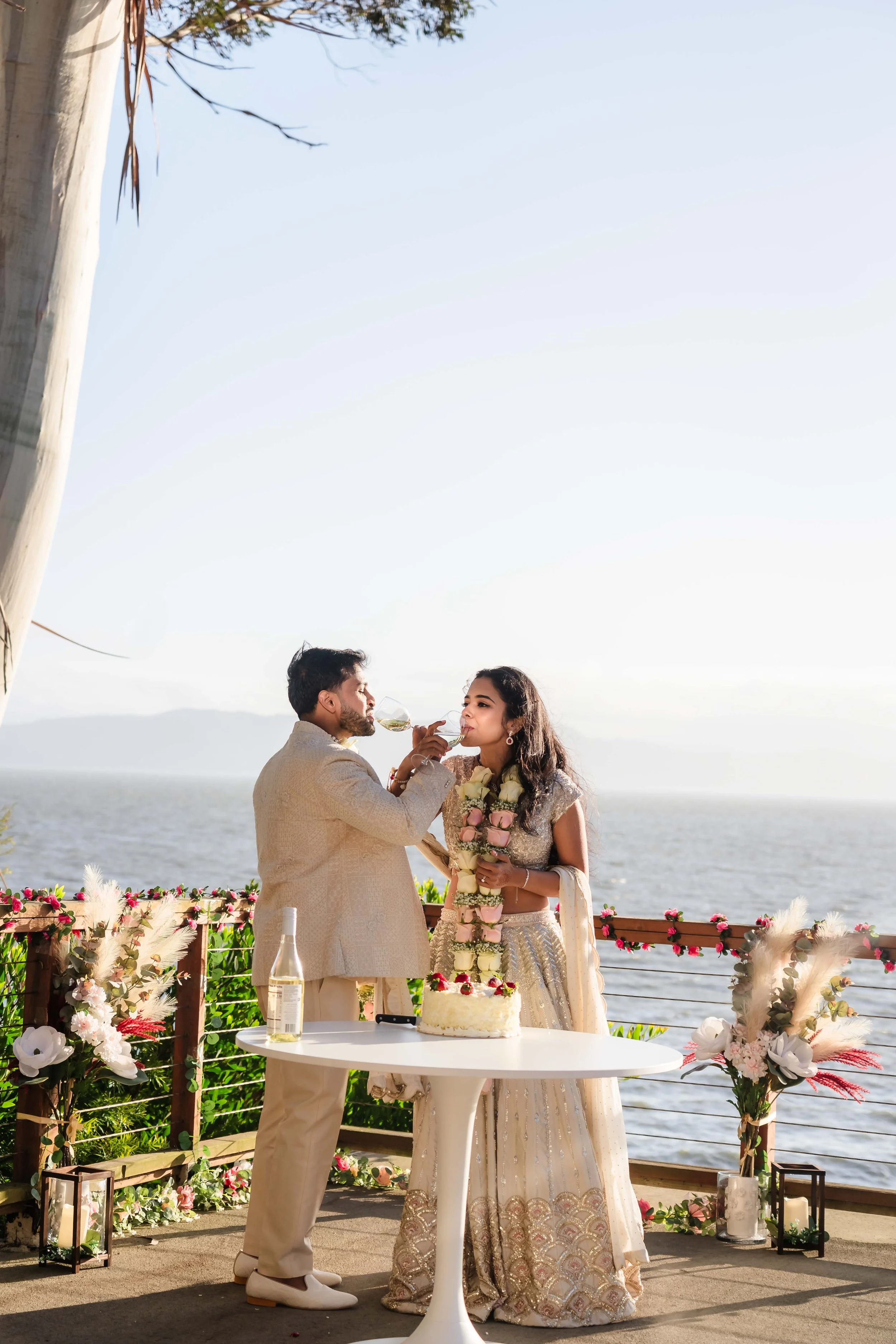 Half moon Bay Indian Wedding Photographer