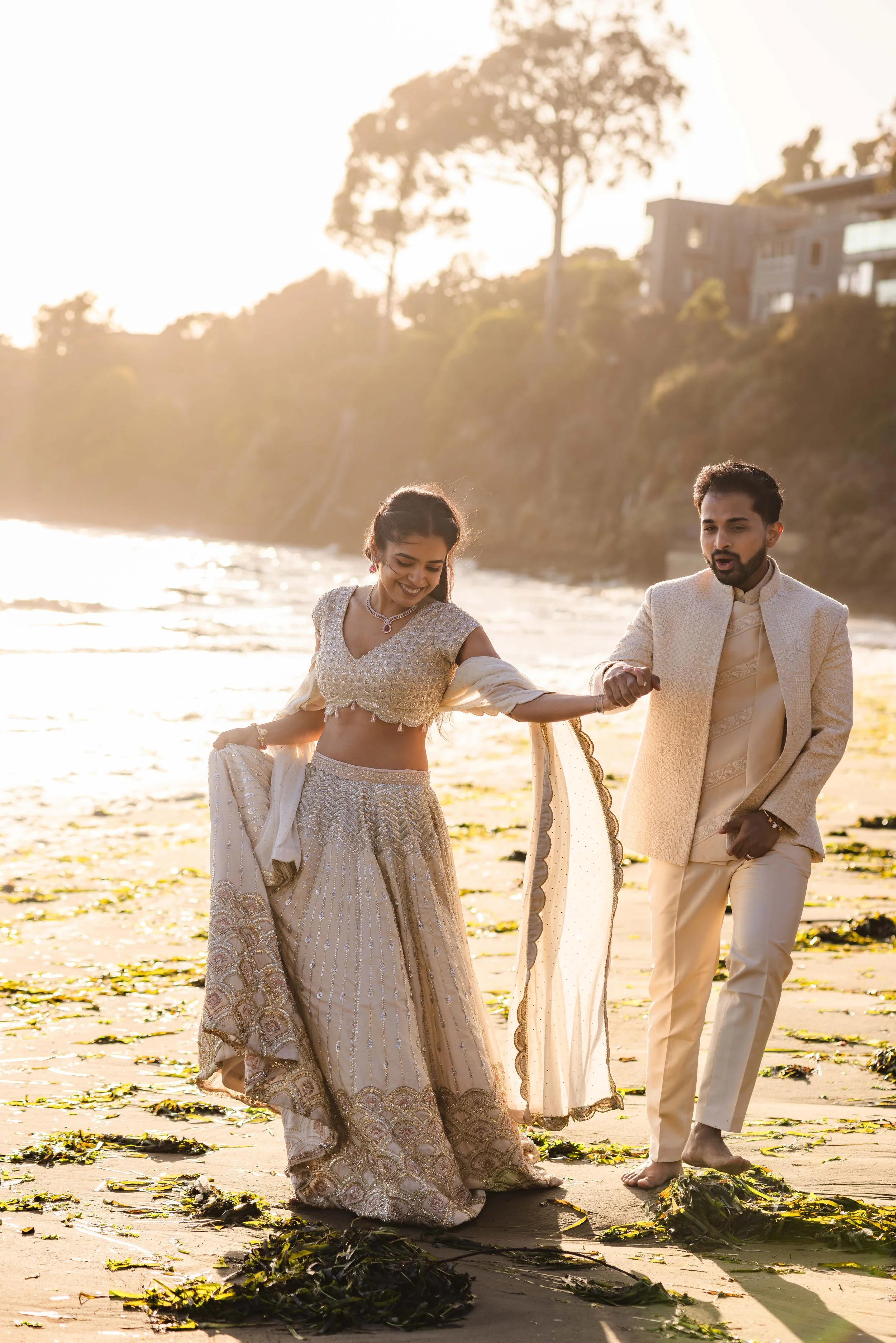 Half moon Bay Indian Wedding Photographer