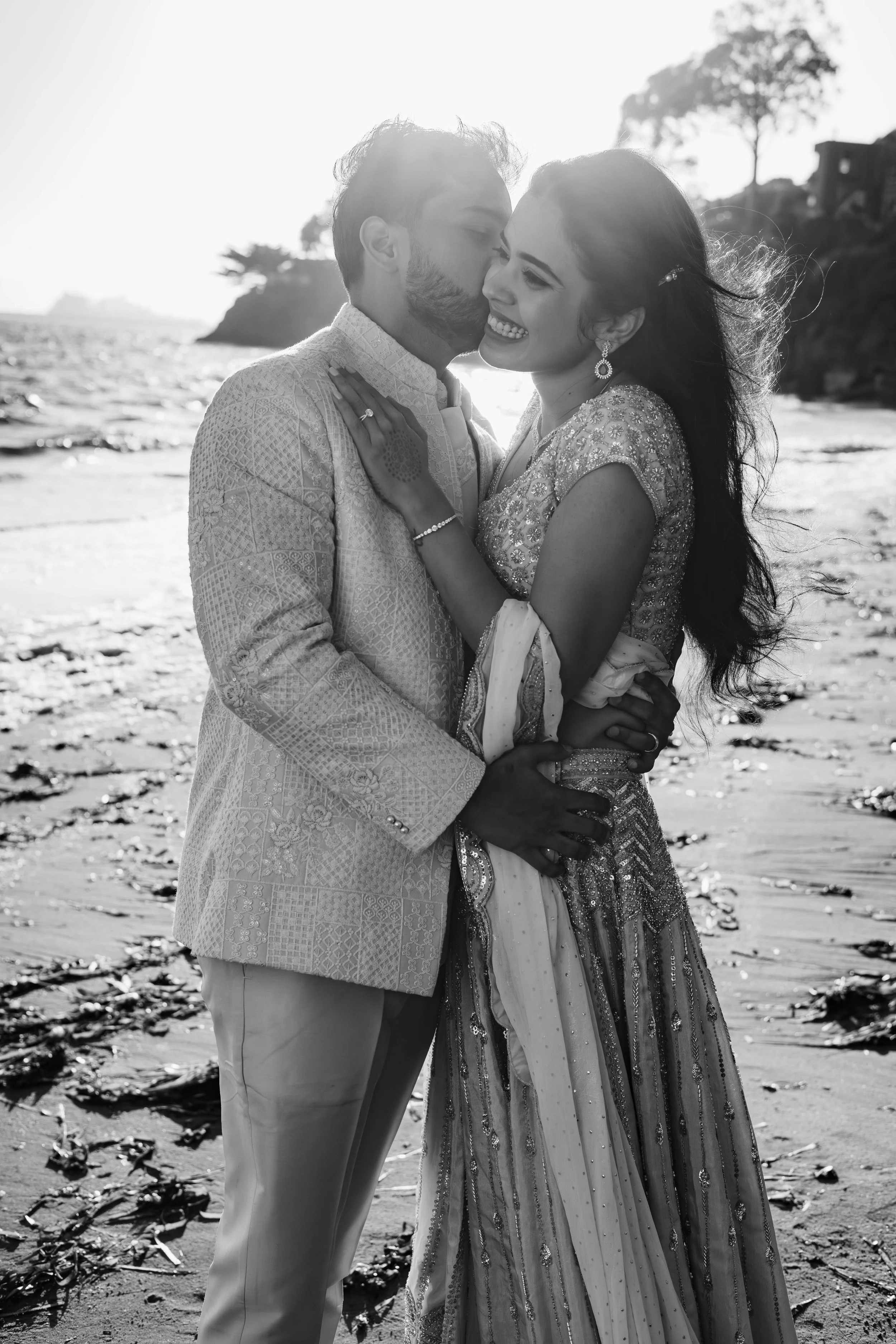 Half moon Bay Indian Wedding Photographer