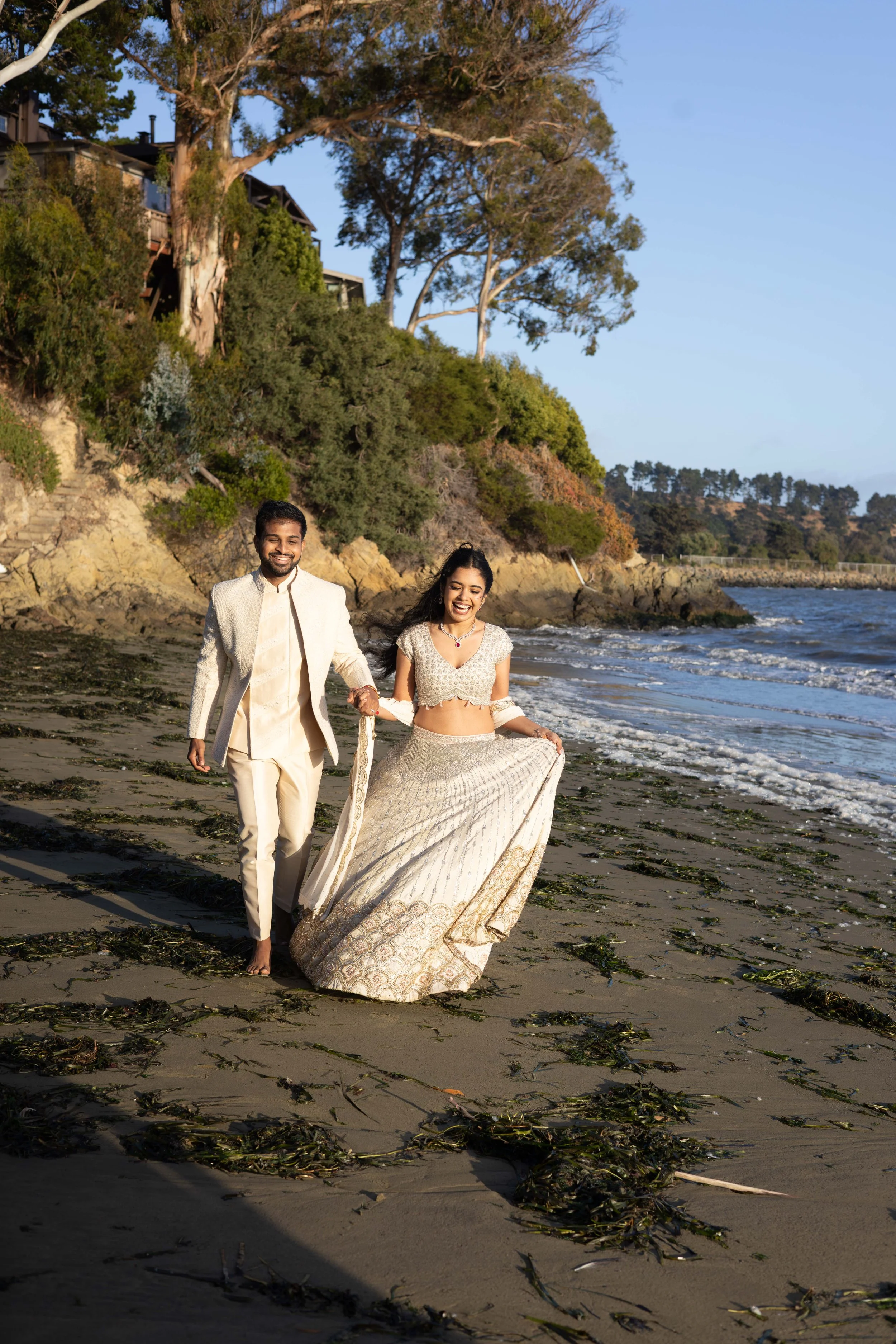 Half moon Bay Indian Wedding Photographer
