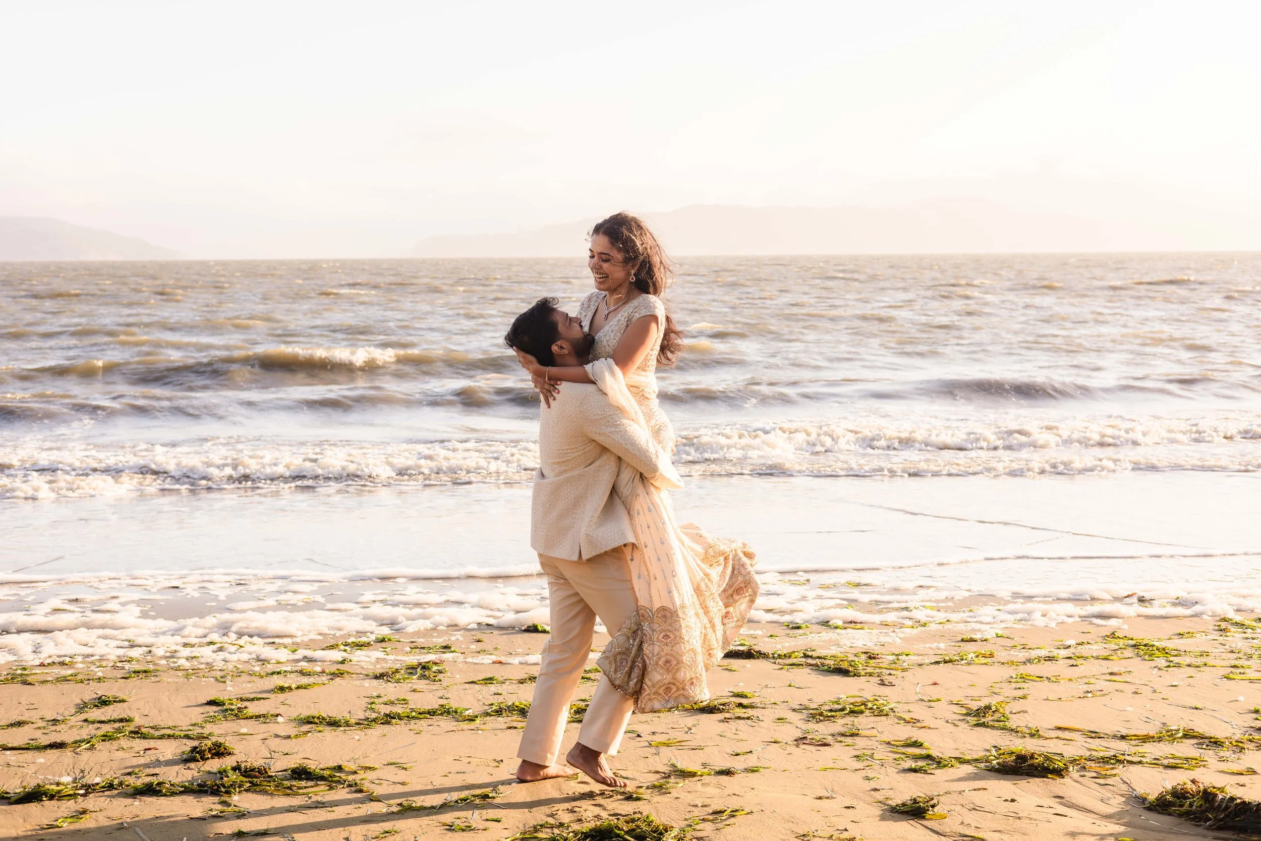 Half moon Bay Indian Wedding Photographer