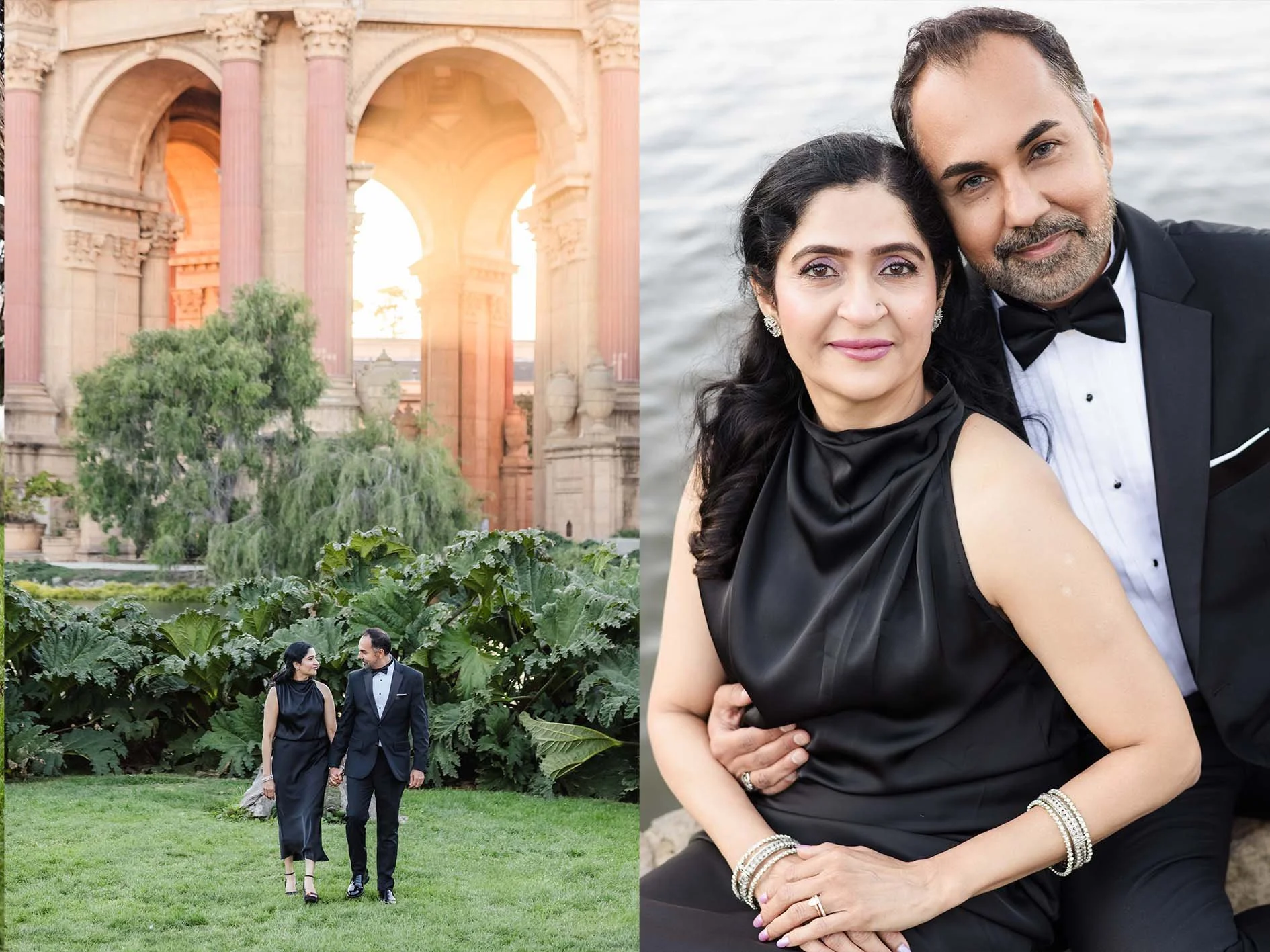 Adarsh and Bhavna’s Engagement shoot at the Palace of Fine Arts in San Francisco