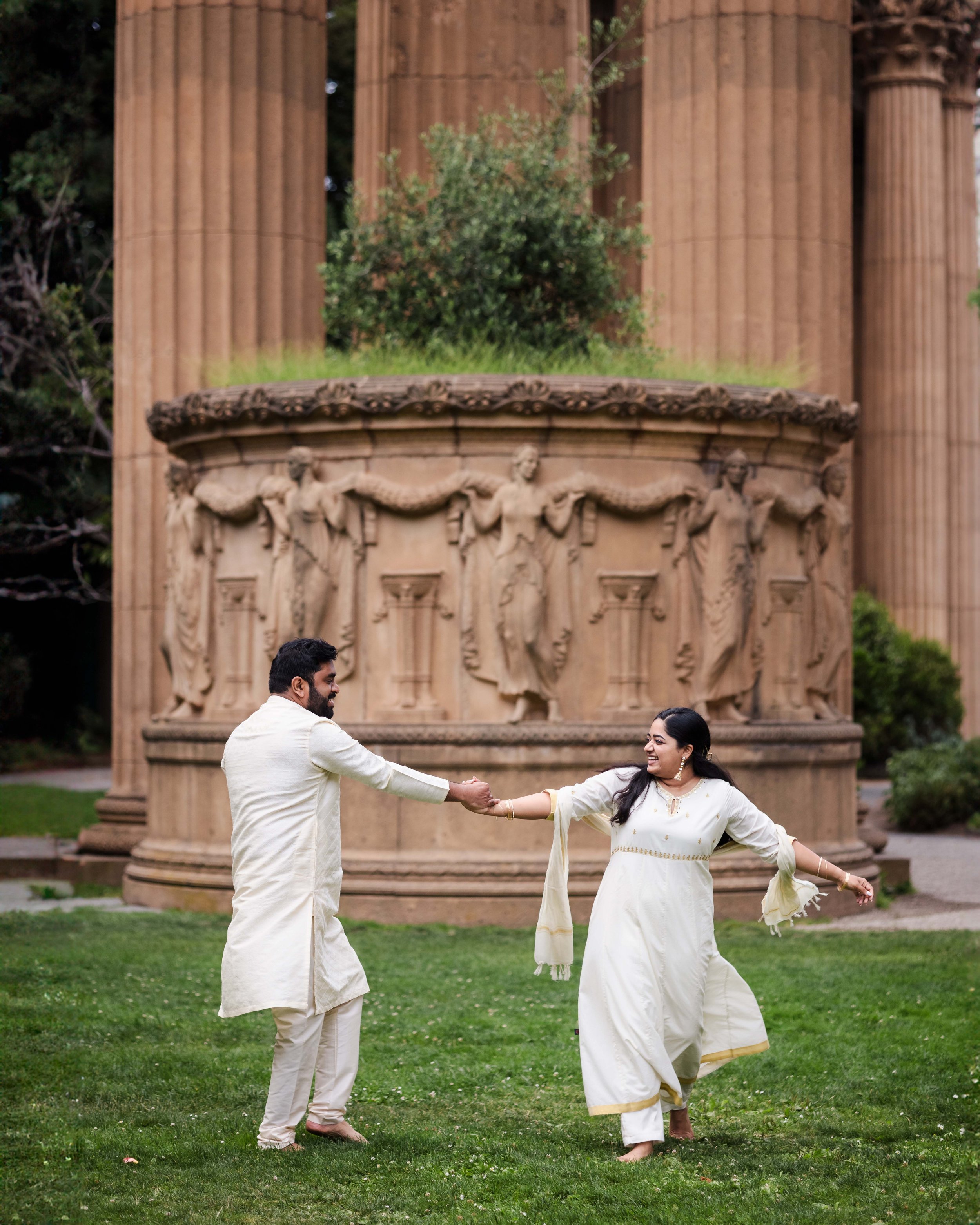 Palace of Fine Arts Engagement shoot