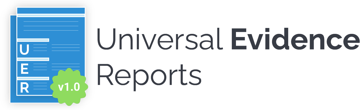Universal Evidence Report