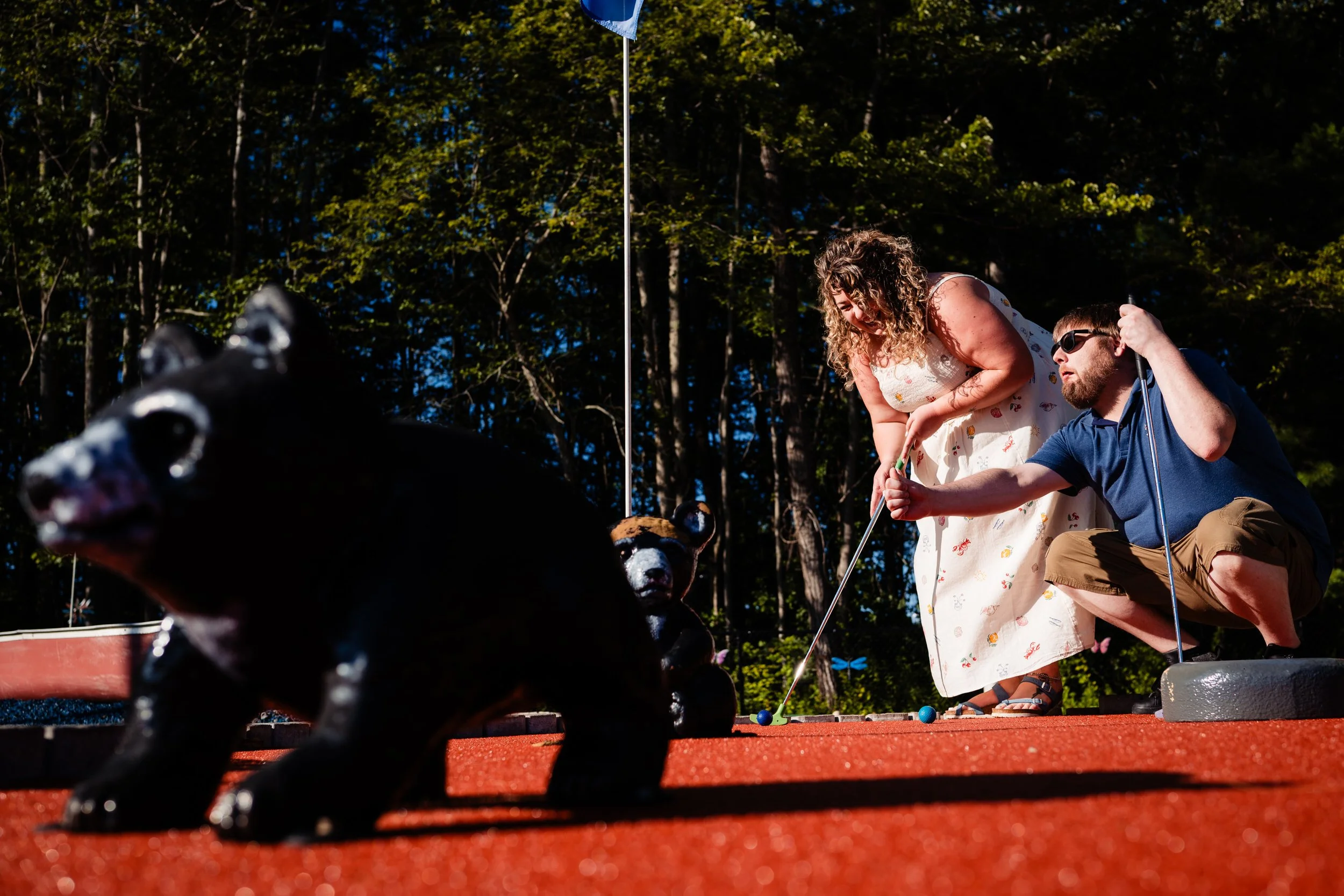 Mini Golf Summertime Engagement Session 0013.JPG