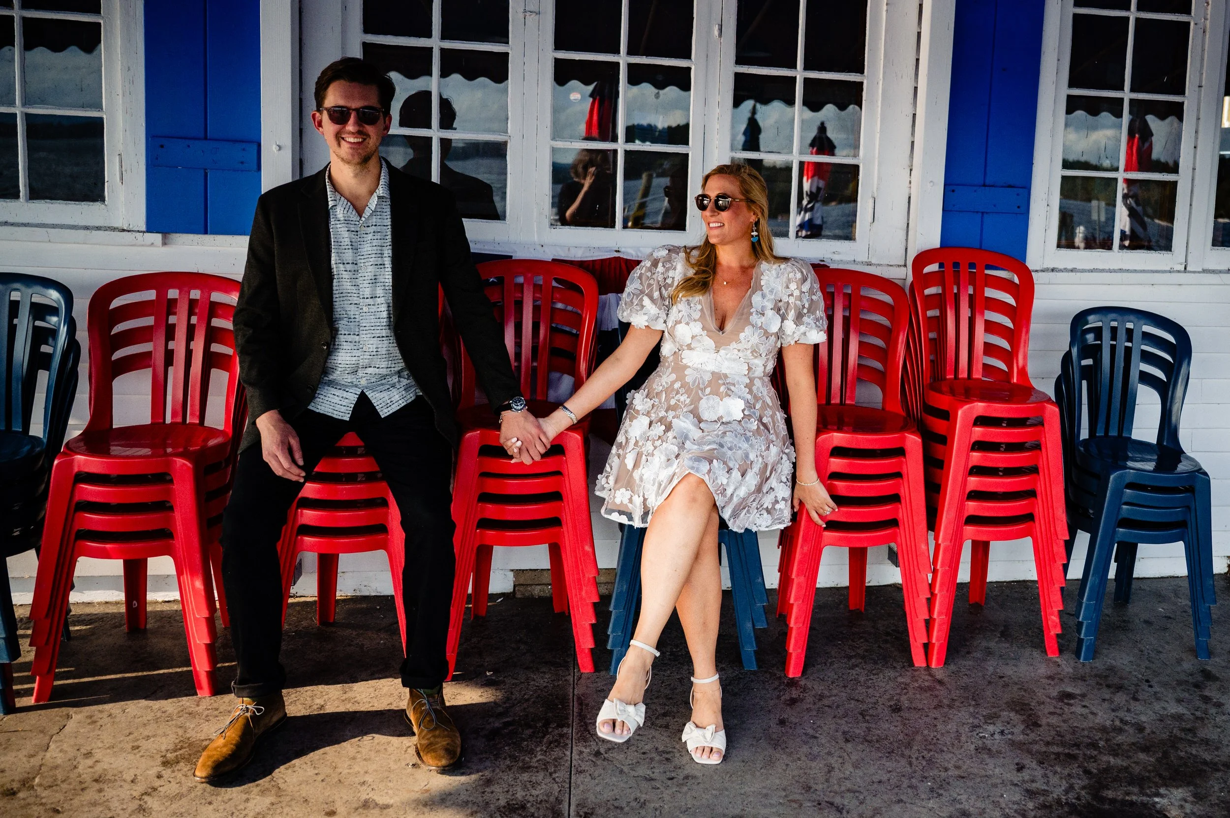 Wolfeboro New Hampshire Rehearsal Dinner with Hallie and Ian