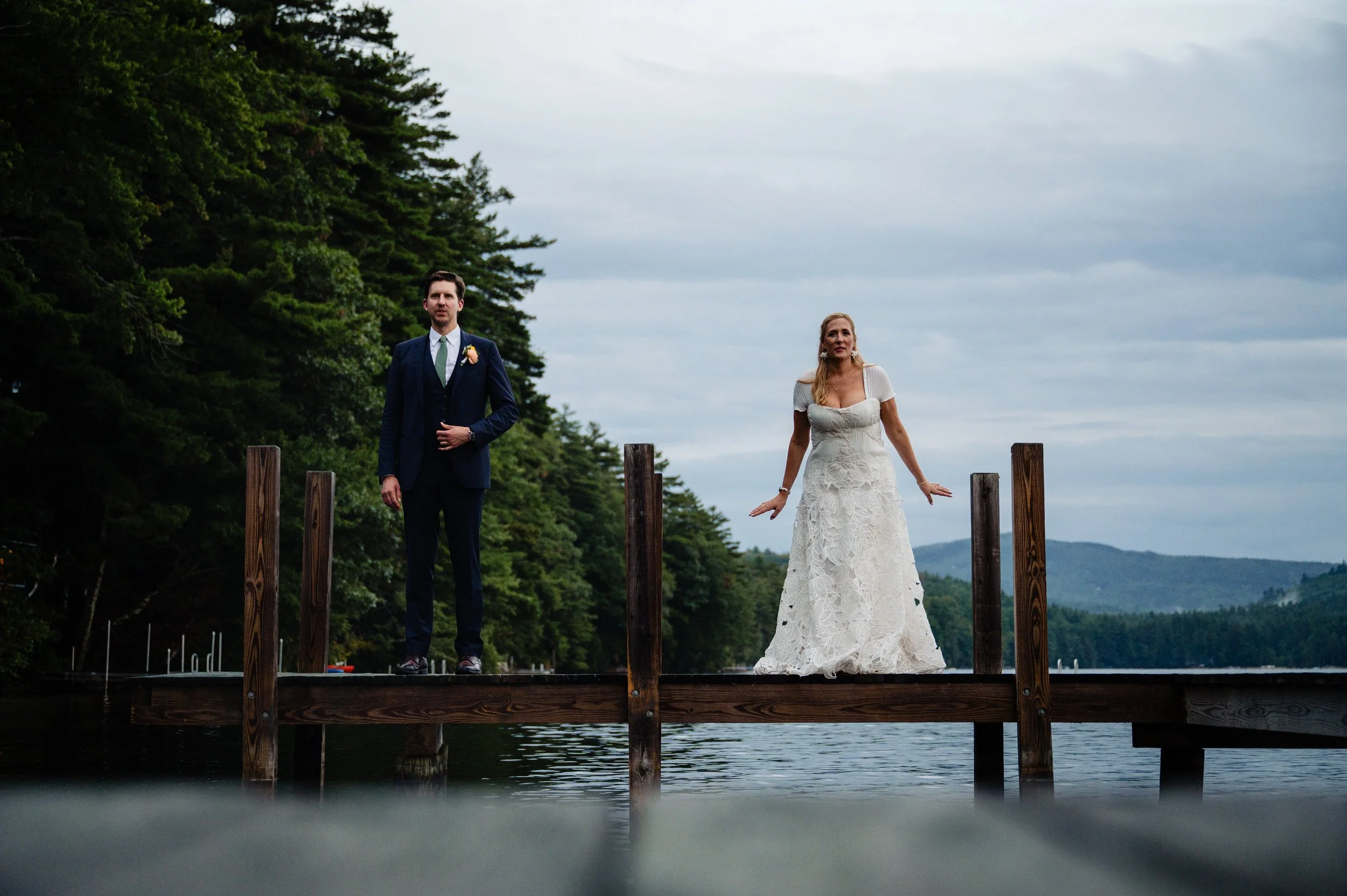 Wolfeboro New Hampshire Lakeside Wedding with Hallie + Ian