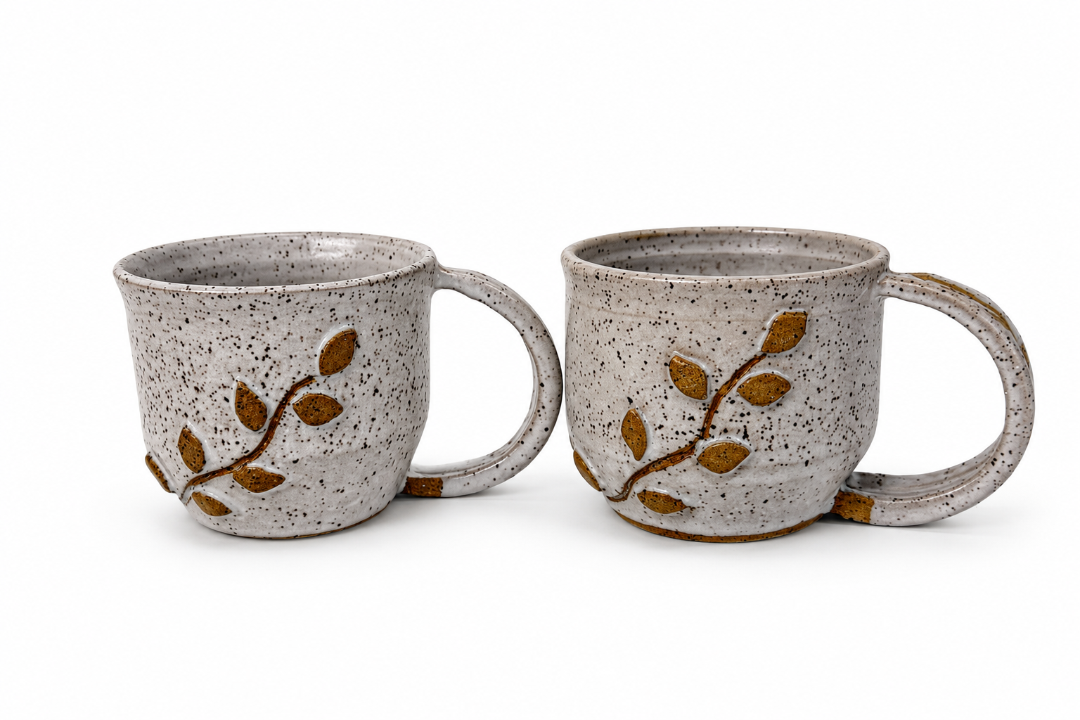 Small Leaf Mugs  $30/pair