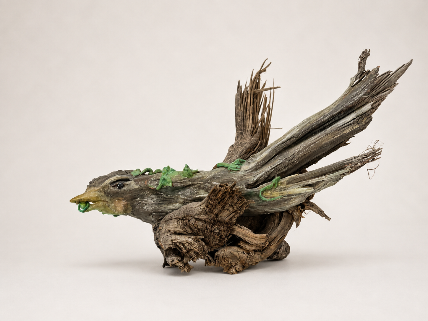 Bark Winged Bird $120