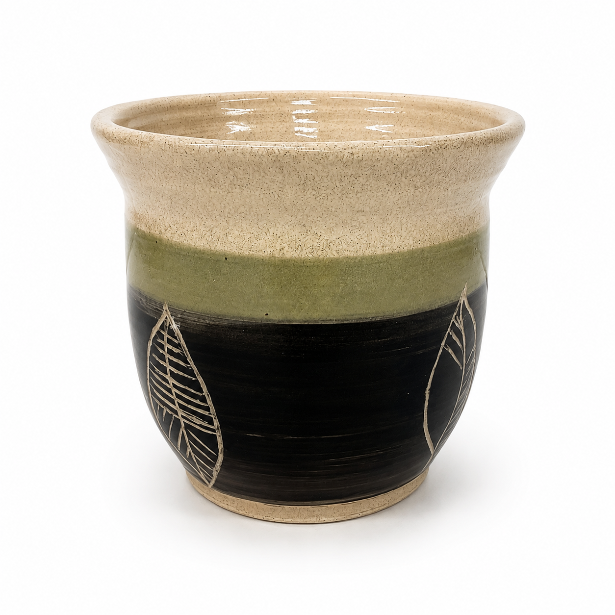 Vintage Leaf Pot $35