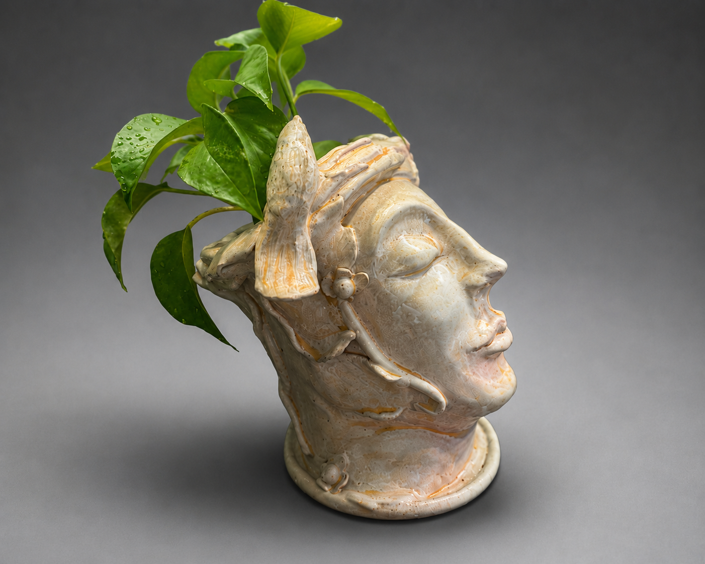 Dreaming Godess II Ceramic Planter $200