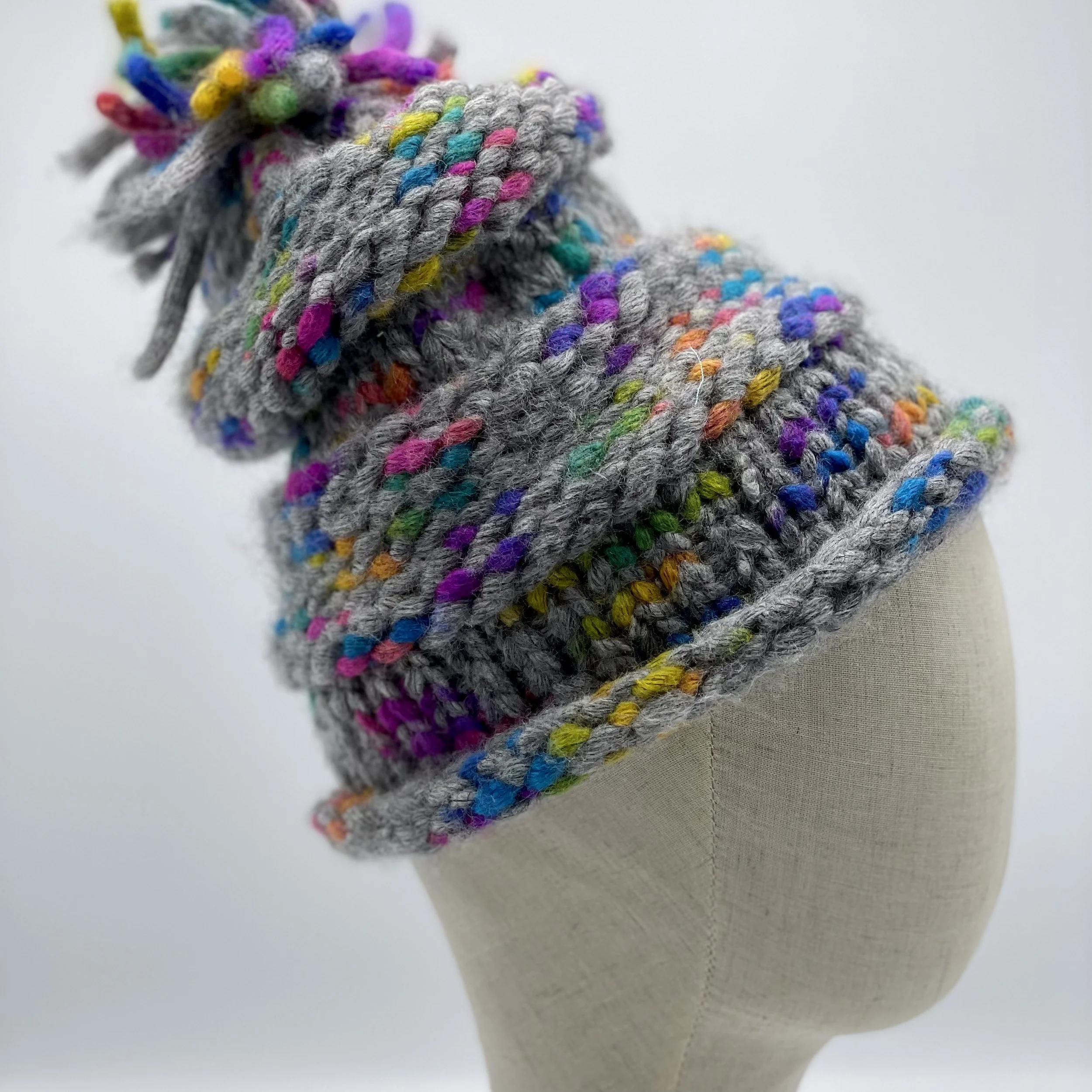 Gray Slouch Hat
