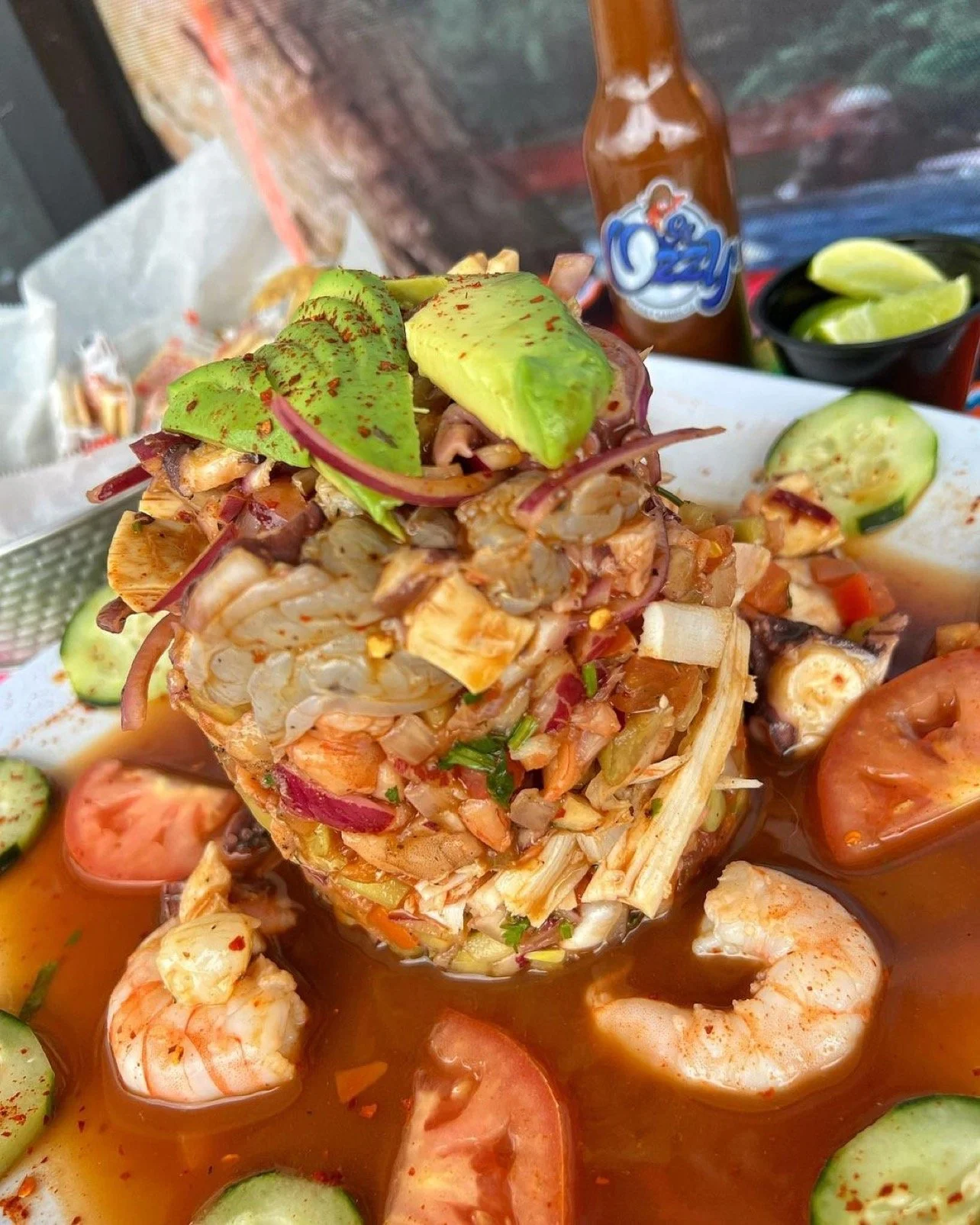 Mexican dish Torre Mixta