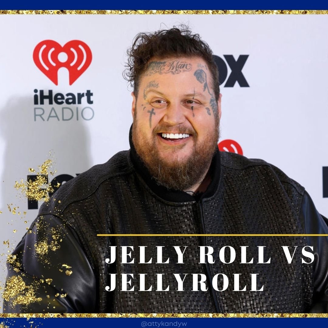 Who knew Jelly Roll wasn&rsquo;t the first musician to use Jellyroll?! 

Did you hear that an 80s wedding band named 'Jellyroll' is suing recording artist Jelly Roll for trademark infringement? The band filed their initial TM in 2010 and renewed it i
