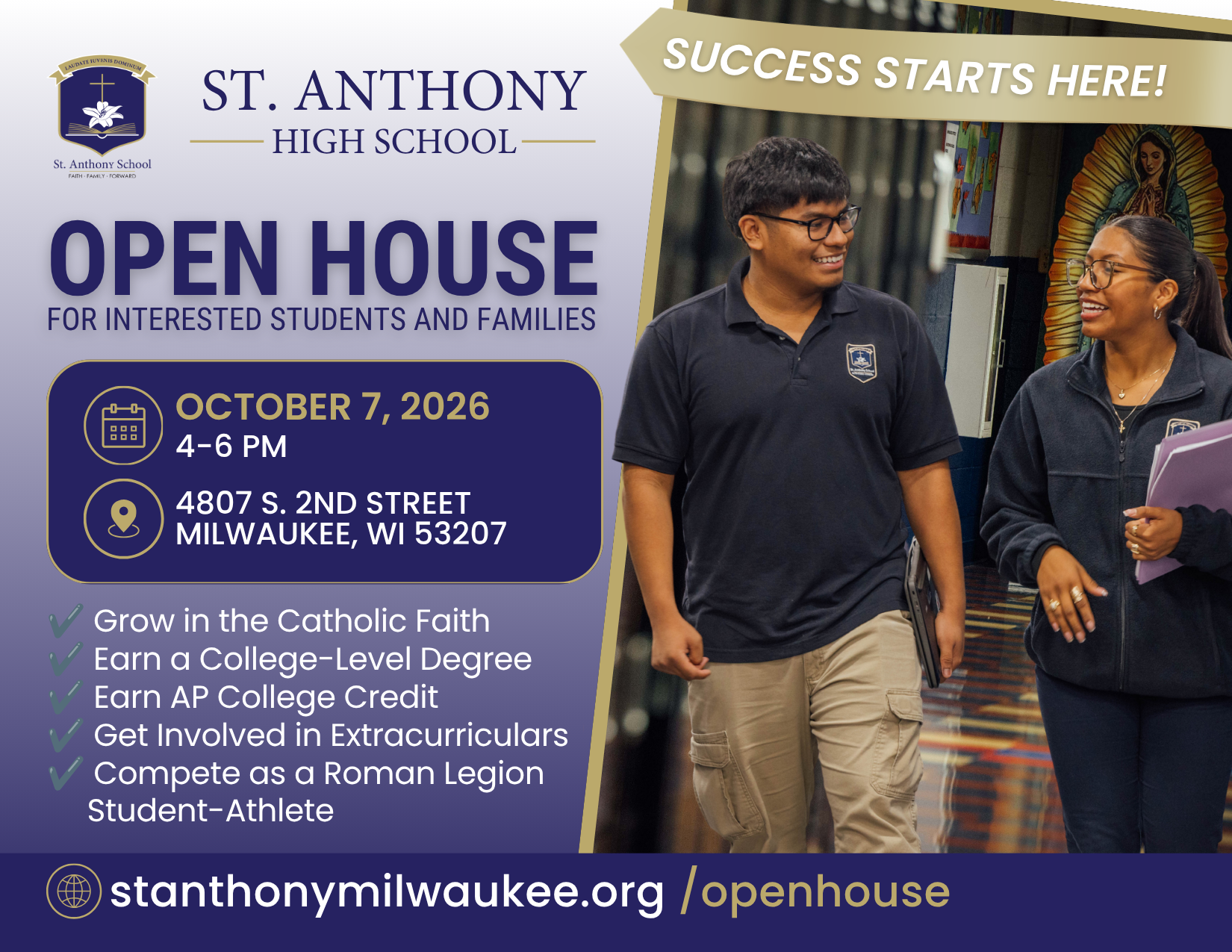 High School Fall Open House (Grades 9-12)