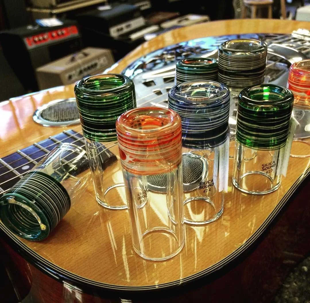 Silica Sound Handcrafted Glass Guitar Slides And Picks