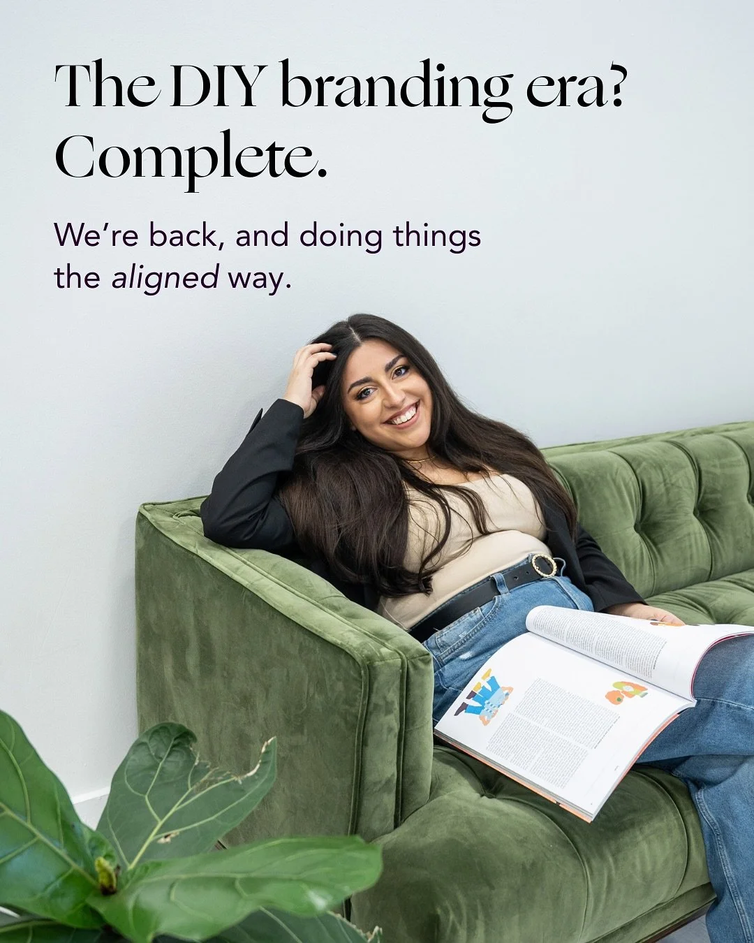 Alright y&rsquo;all&hellip; I&rsquo;m back. And I brought the clarity. 

Two years ago, I hit pause on posting, but not on purpose. I&rsquo;ve been building behind the scenes, designing brands and websites that feel like a deep exhale for business ow