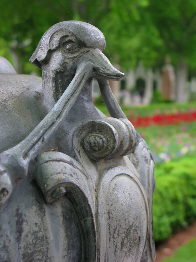 The formal gardens on the Governor's Palace grounds are part of the 90-acres of greens and gardens throughout Colonial Williamsburg.
