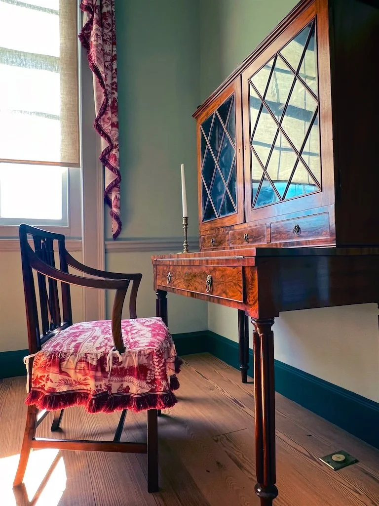 Master Bedroom: Located on the second floor, the master bedroom includes this beautiful desk.
