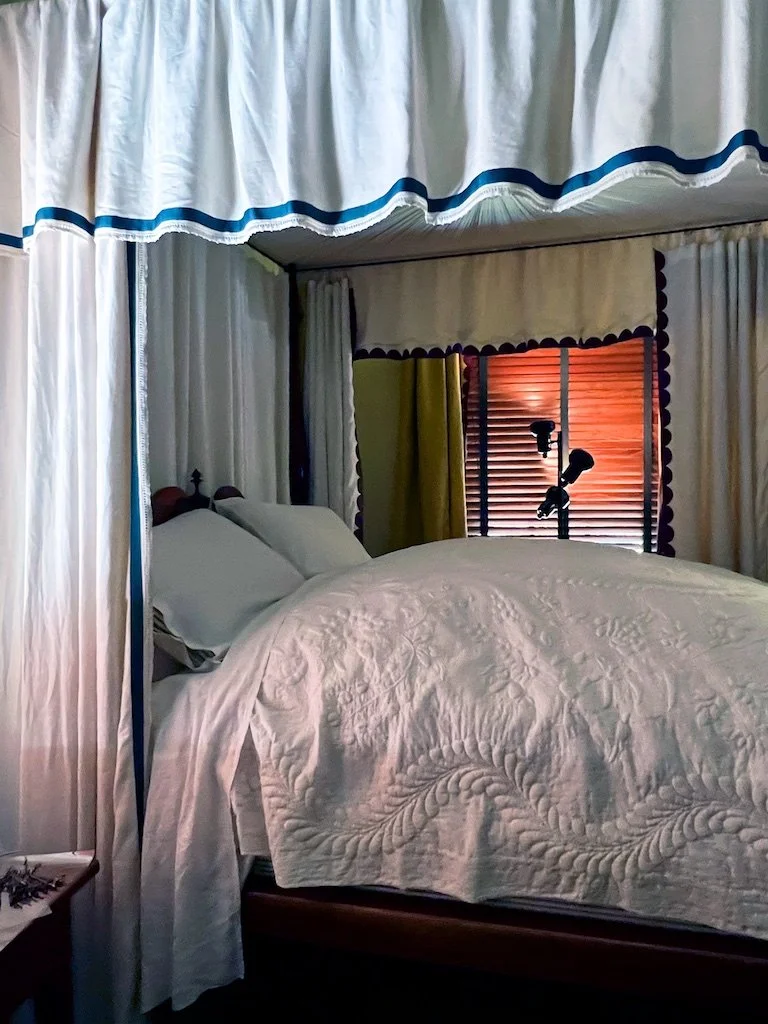 George Washington stopped on his way to and after returning from the Constitutional Convention in 1787. Here, Abigail Adams rested on a journey between Baltimore and Washington, DC