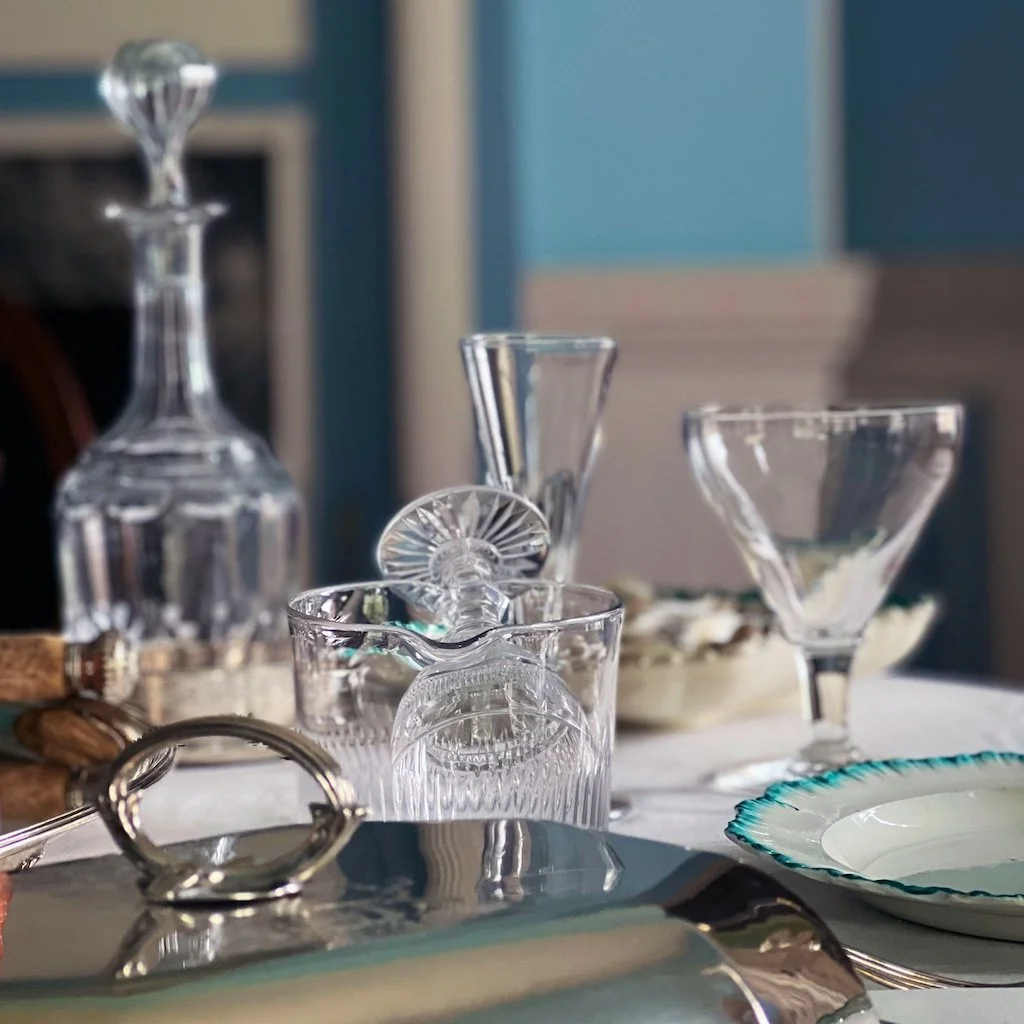 Homewood Dining Room: Americans were particularly eager to show their taste, understanding of culture, and refined entertaining. The dining room was significant for projecting this refinement and revealing the fine dining tools through their china, c