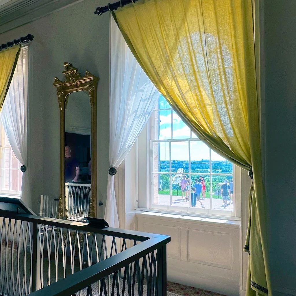 Morning Room: George Washington Parke Custis is the builder of Arlington House and  Robert E. Lee's father-in-law. Custis, raised at Mount Vernon, filled Arlington with this legacy.
