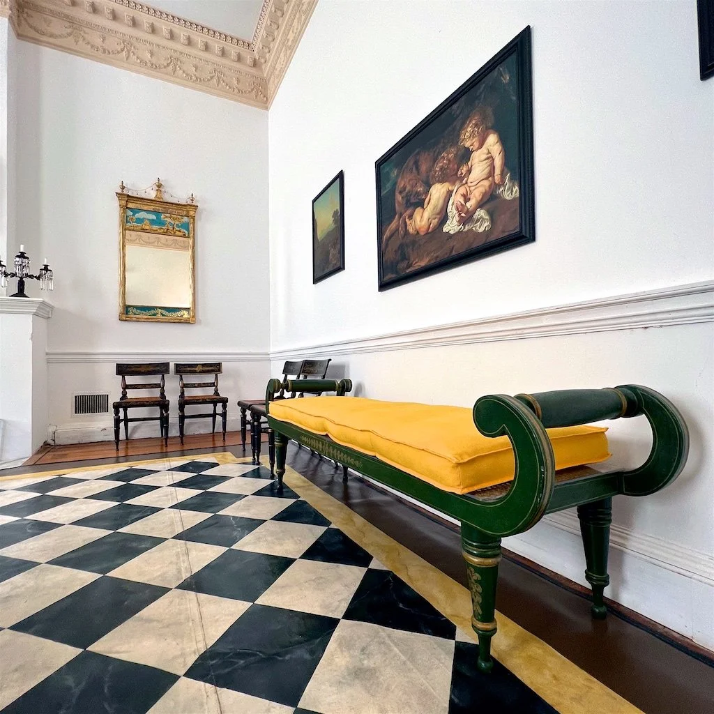 Riversdale Artwork: One of the features of Riversdale is that it housed the Stiers' renowned sixty-three masterpieces. This inclued ten Rubens. The art remained at Riversdale for safekeeping for twenty-two years - until the wars and politics of Europ