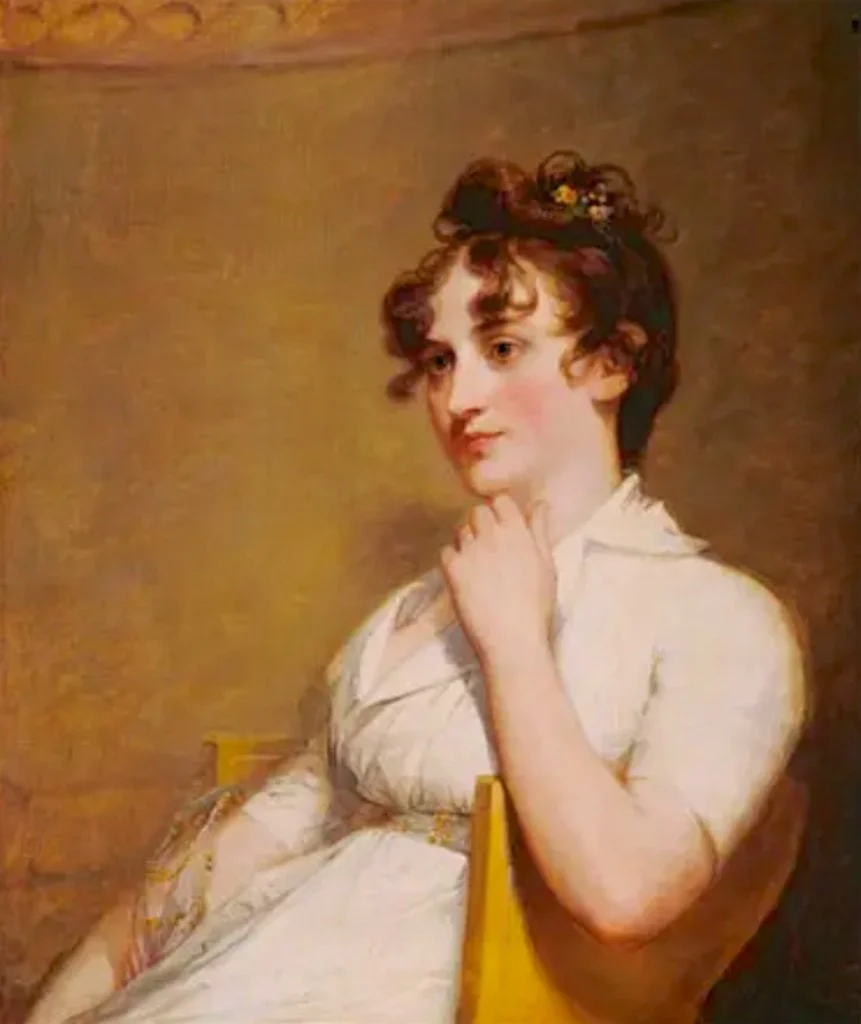 Nelly Parke Custis - granddaughter of Martha Washington and bride to George Washington's nephew, Lawrence Lewis.