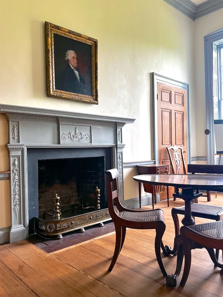 Family Parlor: Less formal, the family took their meals and afternoon tea here at Woodlawn.