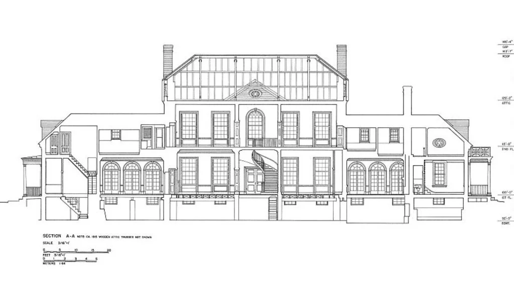 Woodlawn: Documentation compiled after 1933- Measured Drawing(s) Historic American Buildings Survey (Library of Congress) 